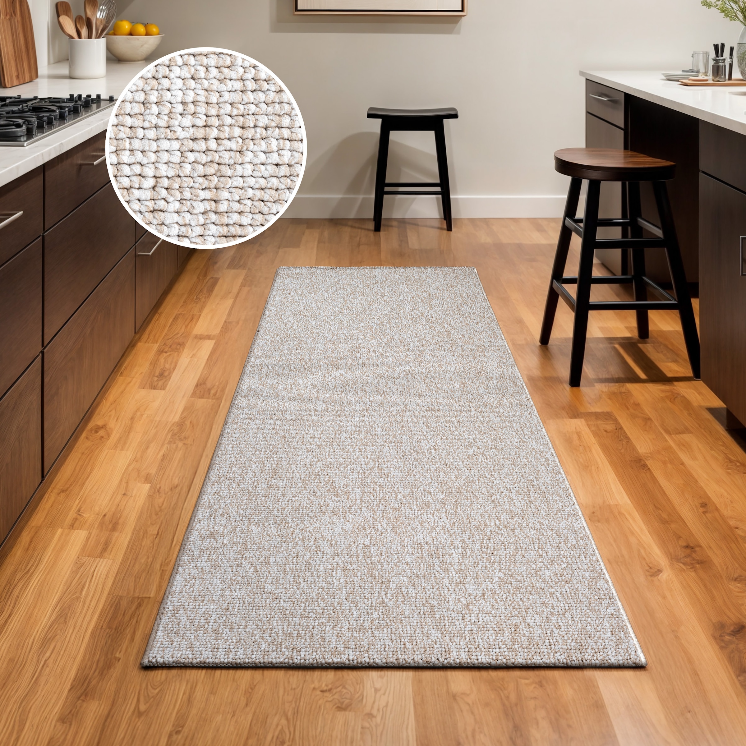 Sanat »Lora Plus , auch als Läufer« rechteckig 5 mm Höhe Kurzflor, uni, gekettelt, Wohnzimmer, Kinderzimmer