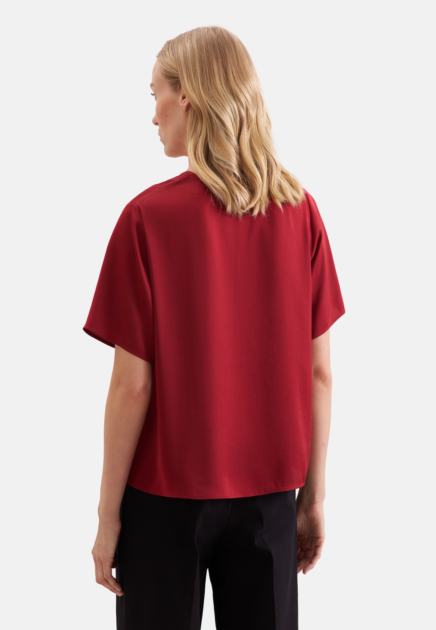 seidensticker Blouse classique tunique unie
