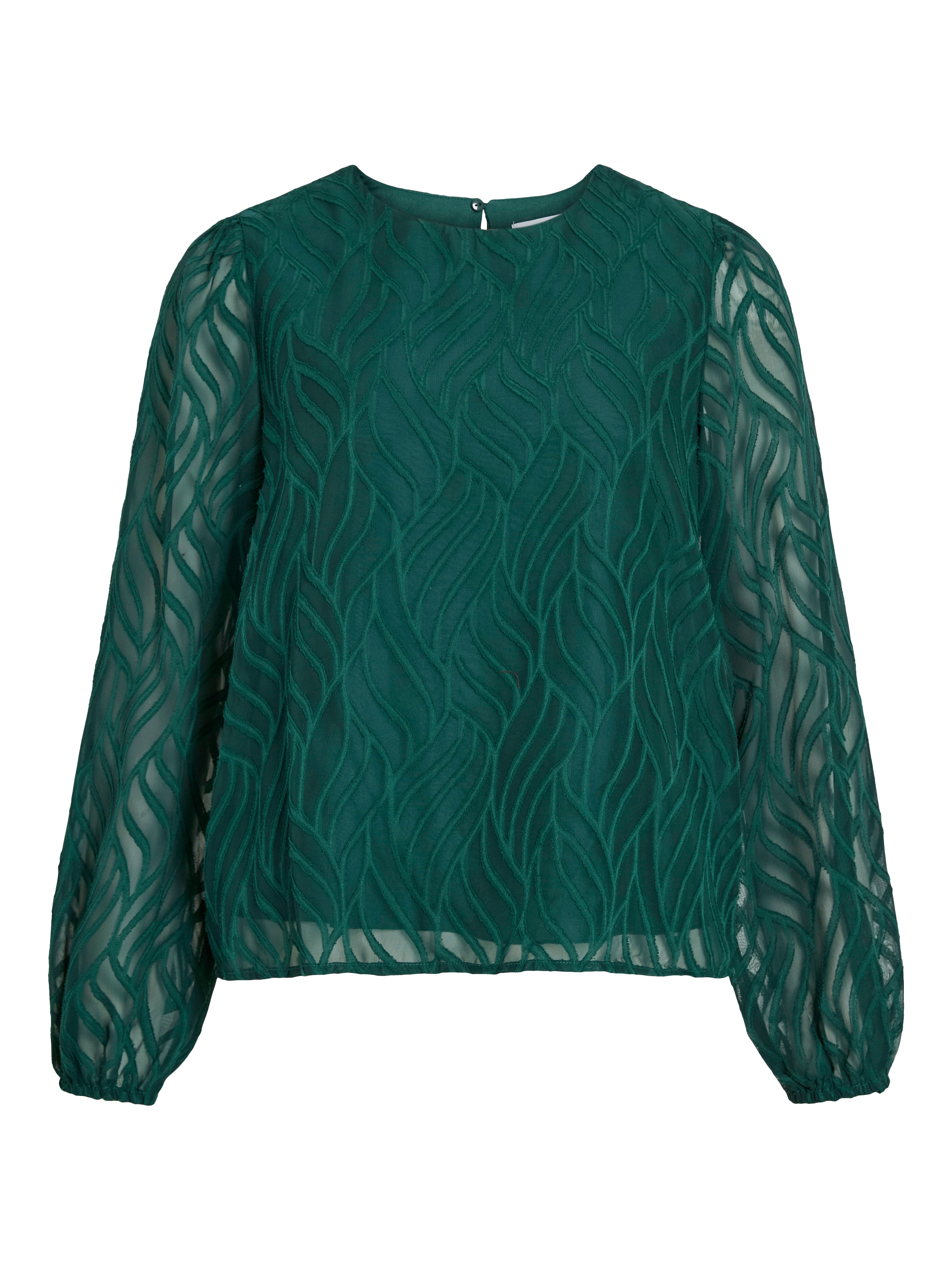 Vila Chemisier »VIMIKA O-NECK L/S TOP - NOOS«