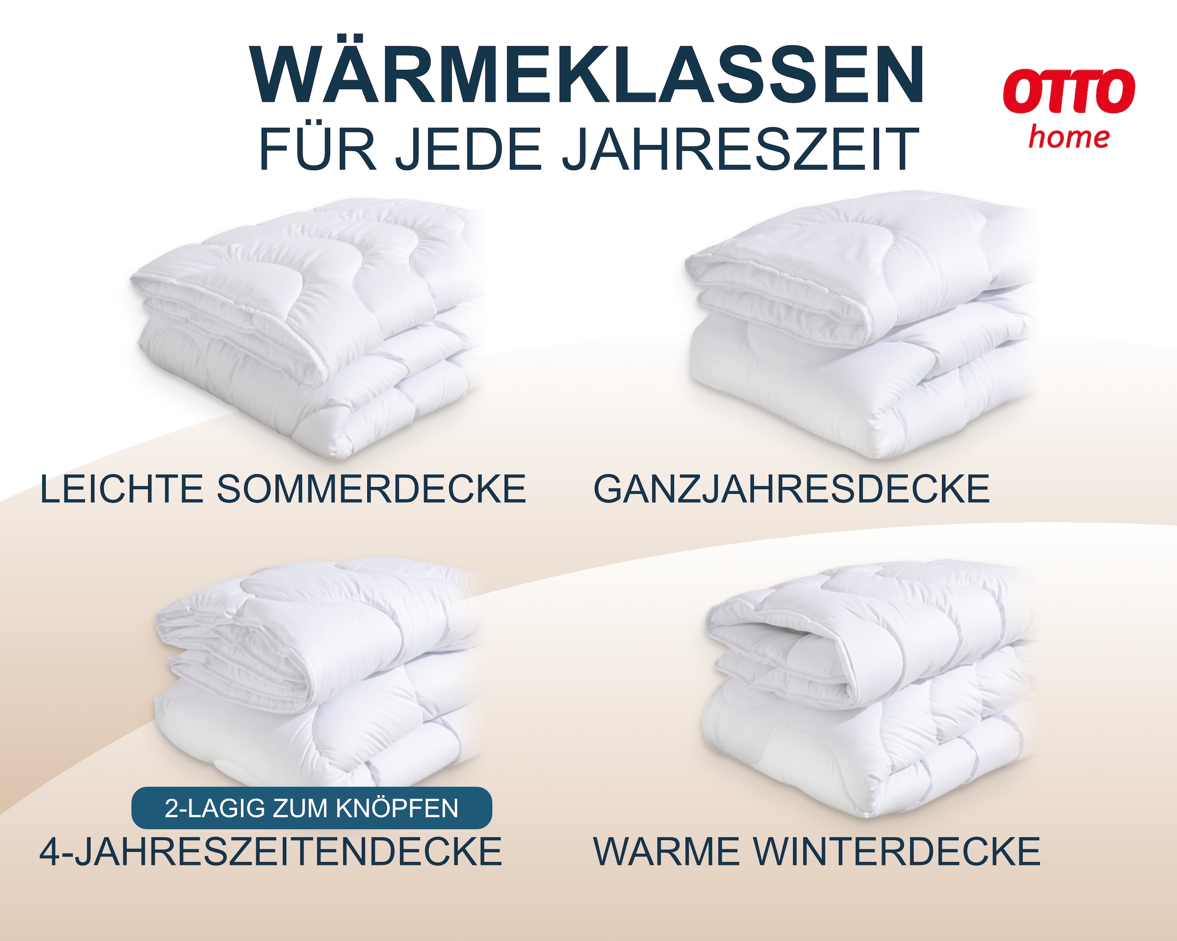 GOODproduct Microfaserbettdecke + Microfaserkissen »Mailo, Bettdecke 135x200 cm, 155x220 cm« 2-tlg., Set mit Kissen 80x80 cm, Sommer, Winter