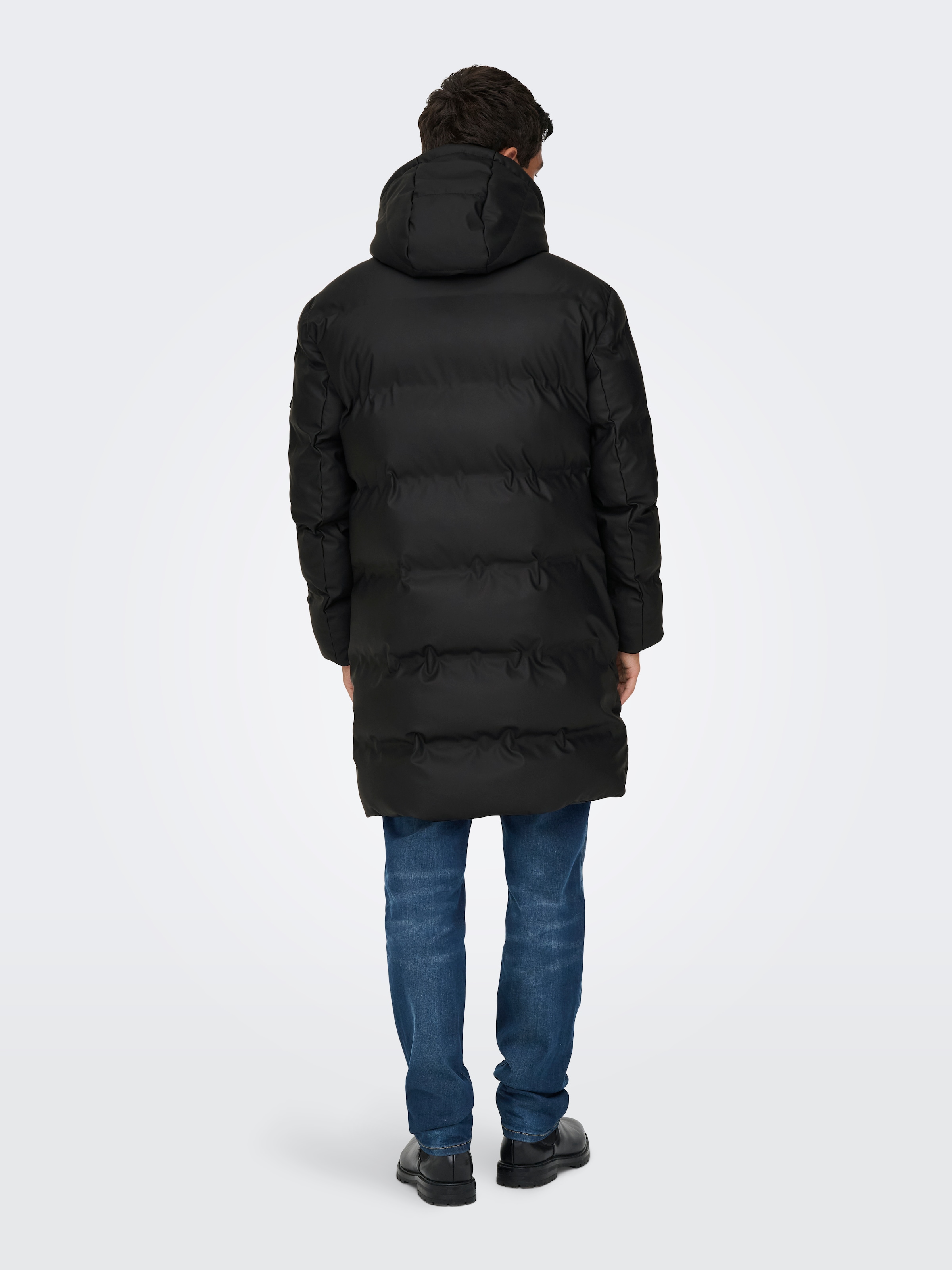 ONLY & SONS Steppjacke »ONSROYCE PUFFER JACKET OTW« mit Kapuze