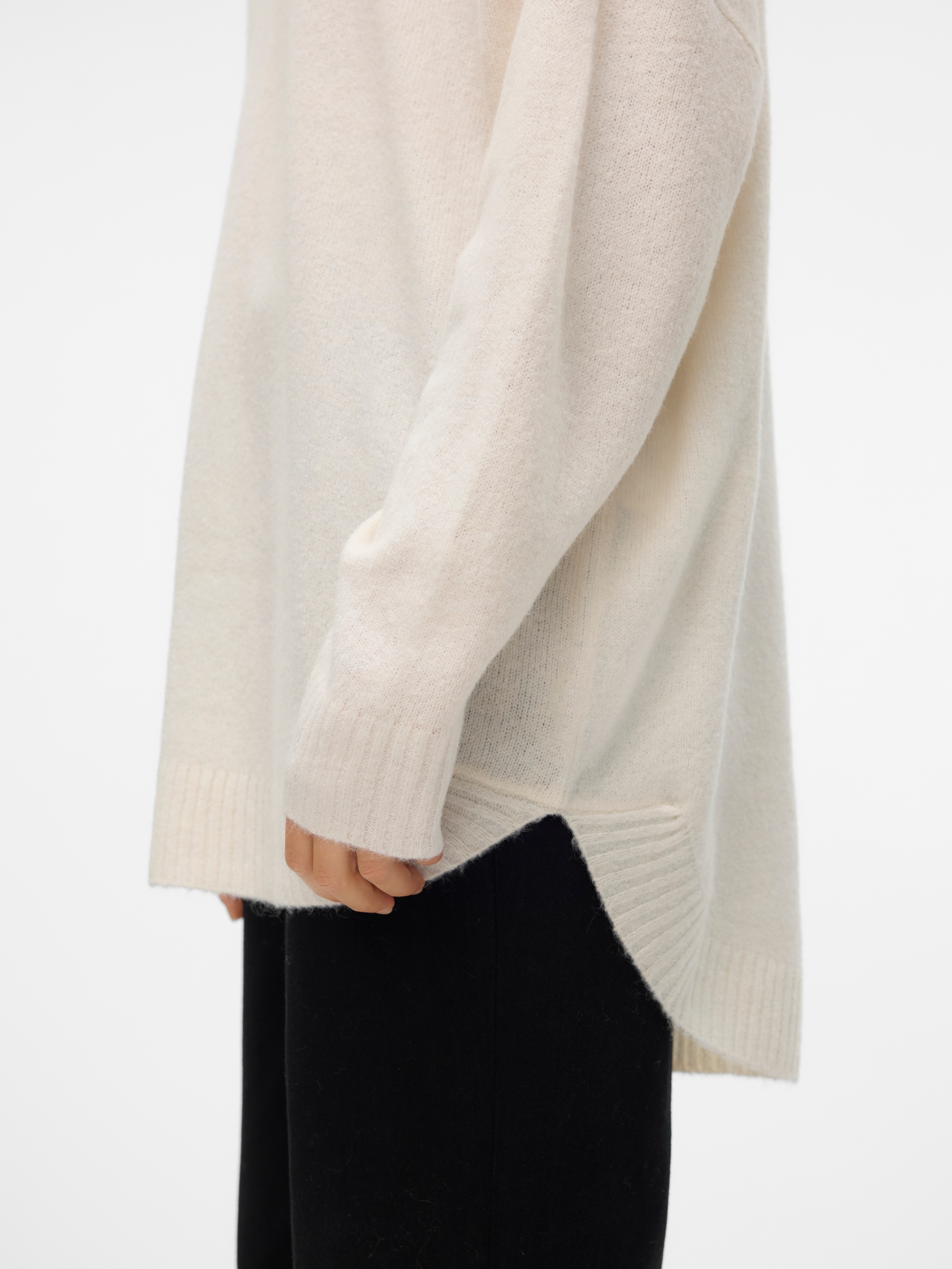 Vero Moda Pull en tricot »VMPLAZA LS HIGHNECK LONG PULLOVER GA BOO«