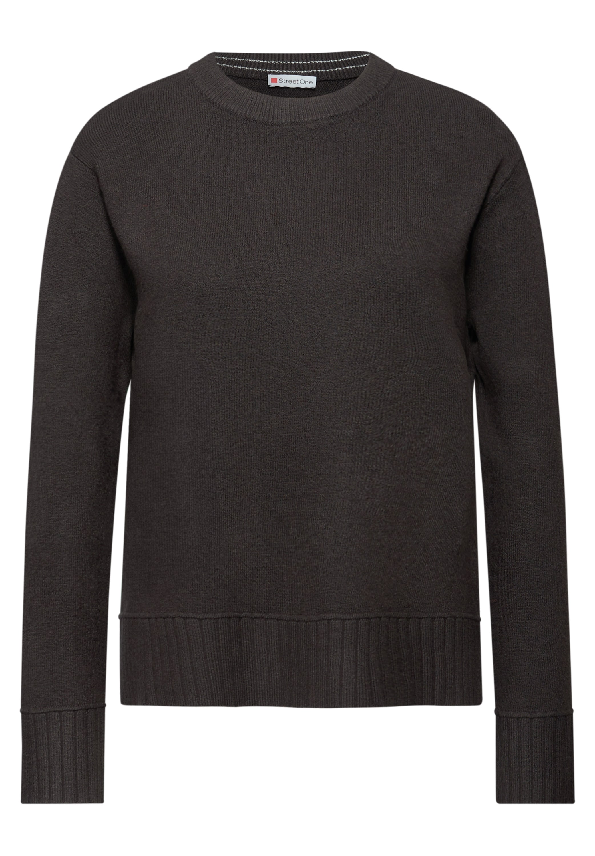 STREET ONE Pull à col rond , mit Rippbündchen
