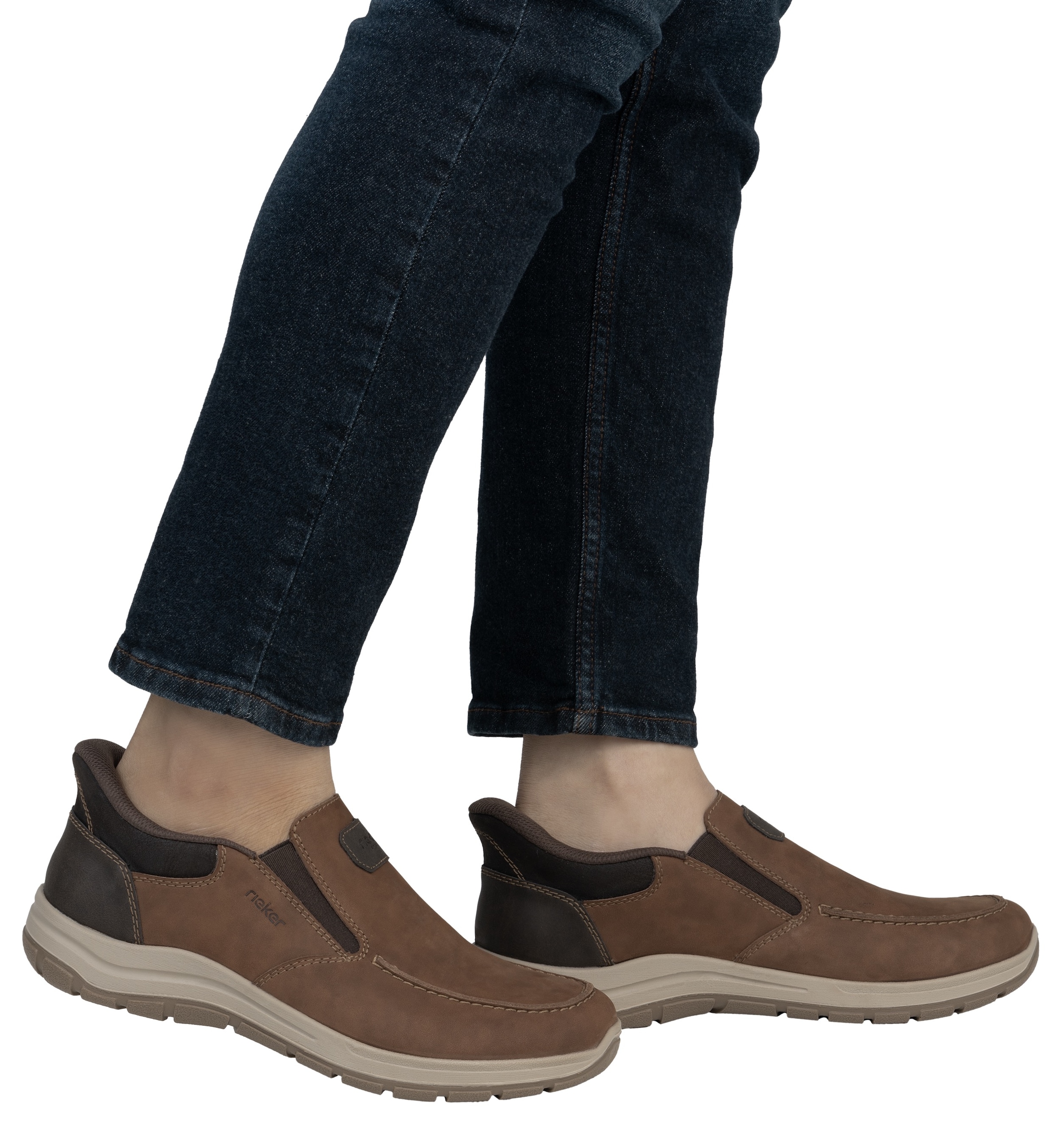 Rieker Slip-On Sneaker  , Slipper, Freizeitschuh, Halbschuh mit Gummizug und Soft Einlegesohle