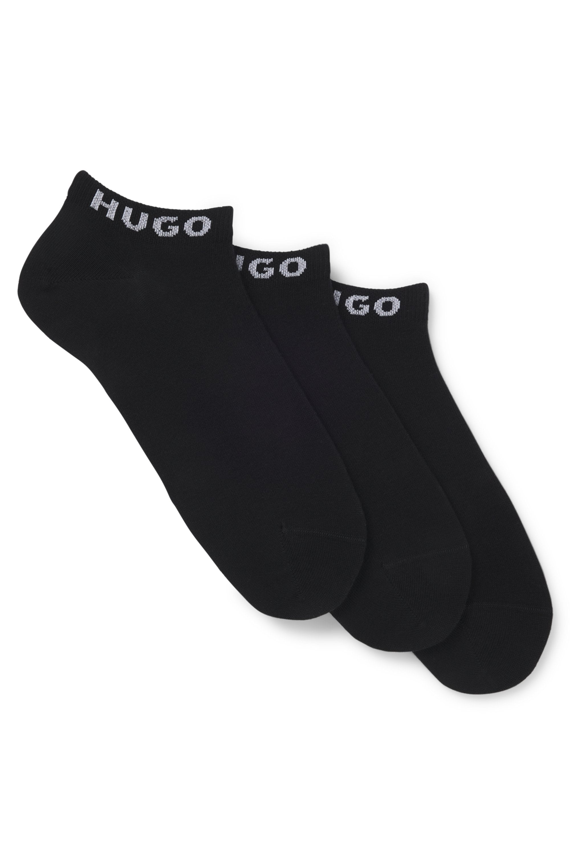HUGO Underwear Socken »3P AS UNI CC W« Packung, 3er, 3 Stk. tlg. mit kontrastfarbenen Logoschriftzug