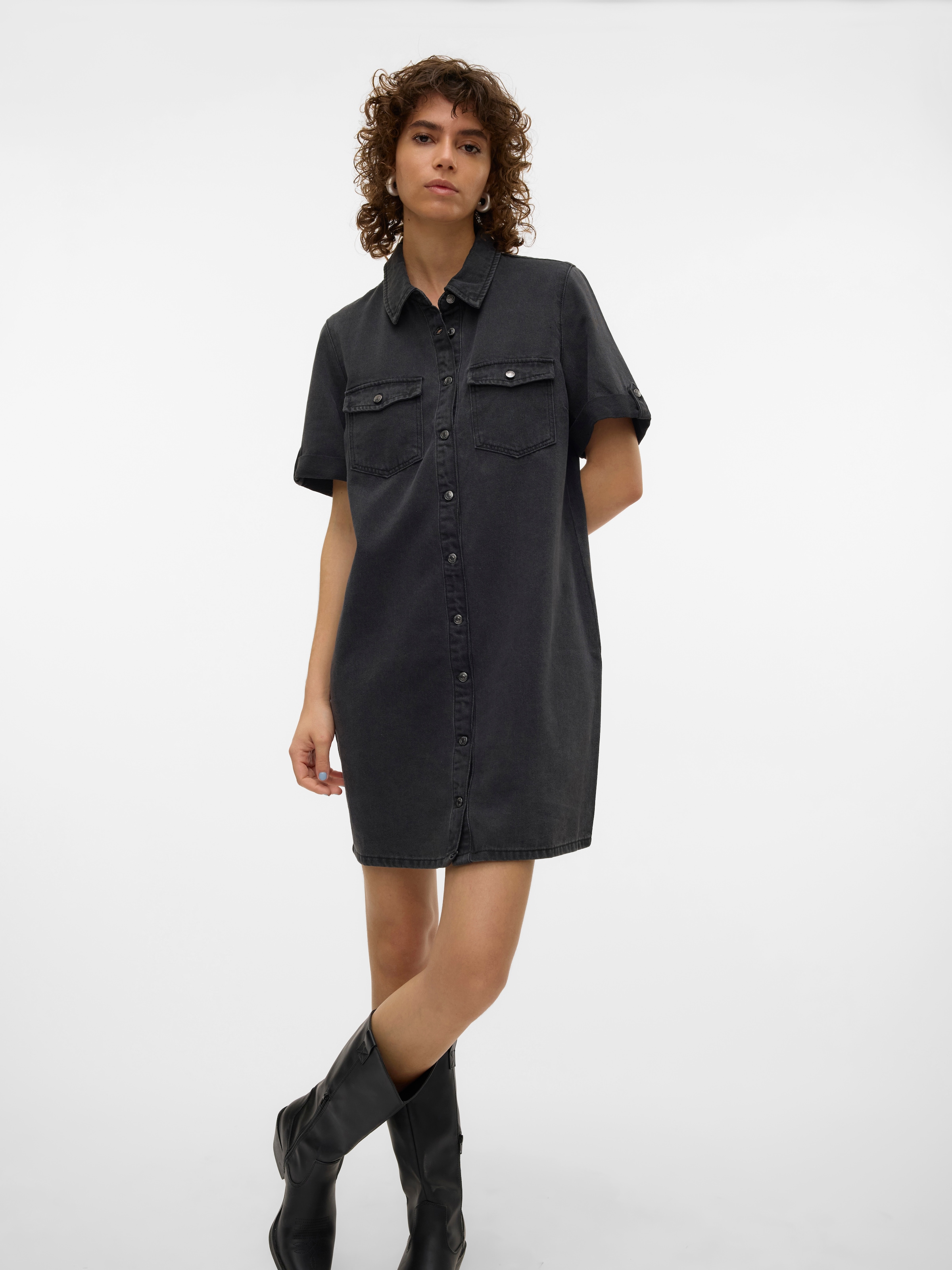 Vero Moda Robe en jean »VMJENNIE SS SHORT DENIM DRESS NOOS«