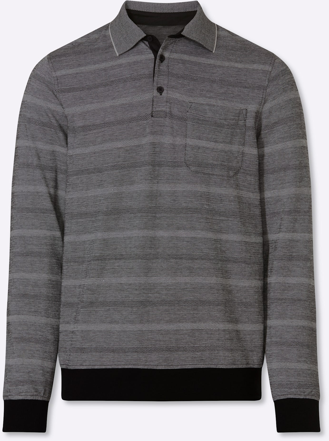 Marco Donati Poloshirt »Langarm-Shirt« 1