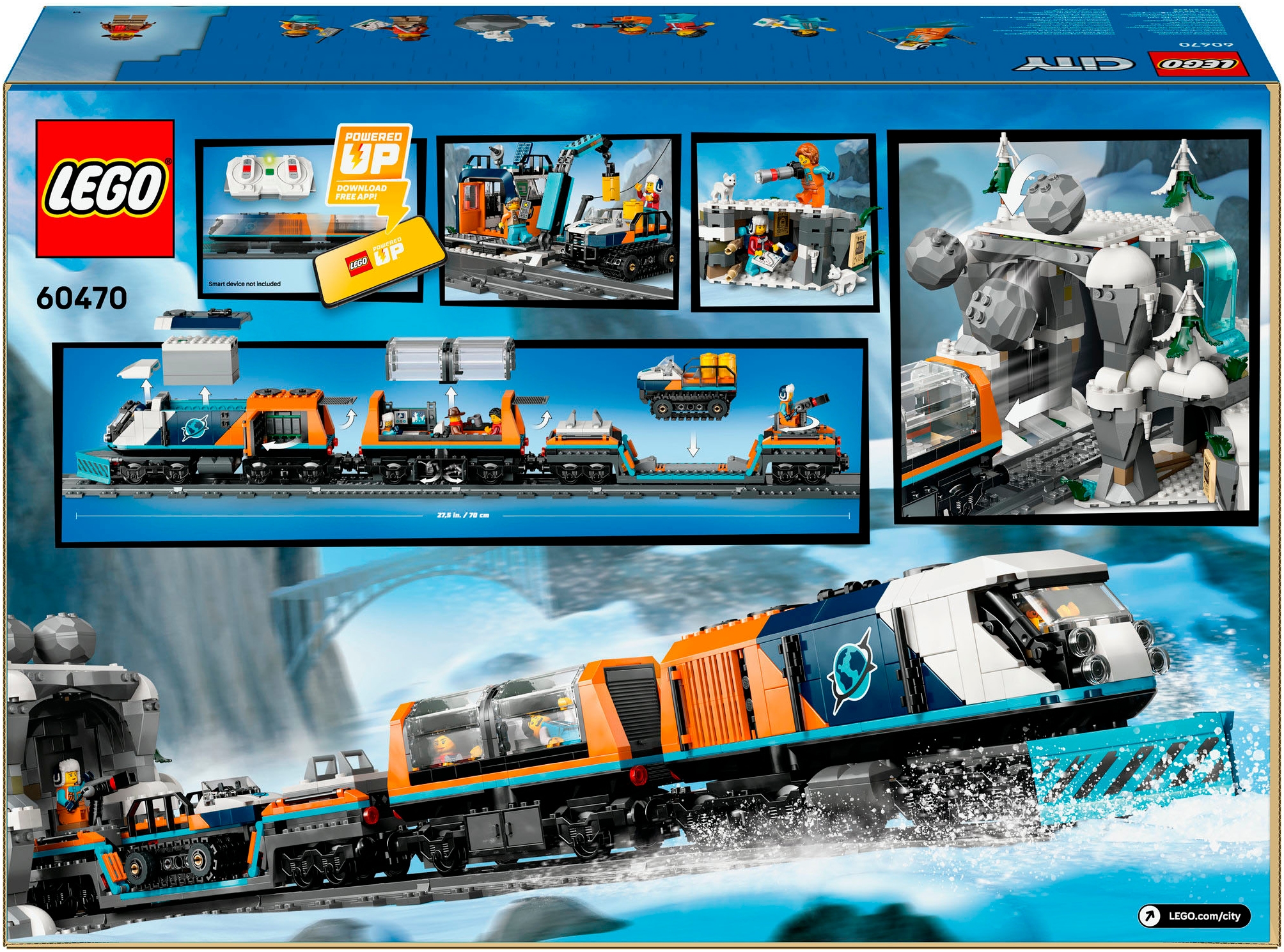 LEGO® Pions de construction »Arktis-Polarexpress (60470), LEGO City« Made in Europe