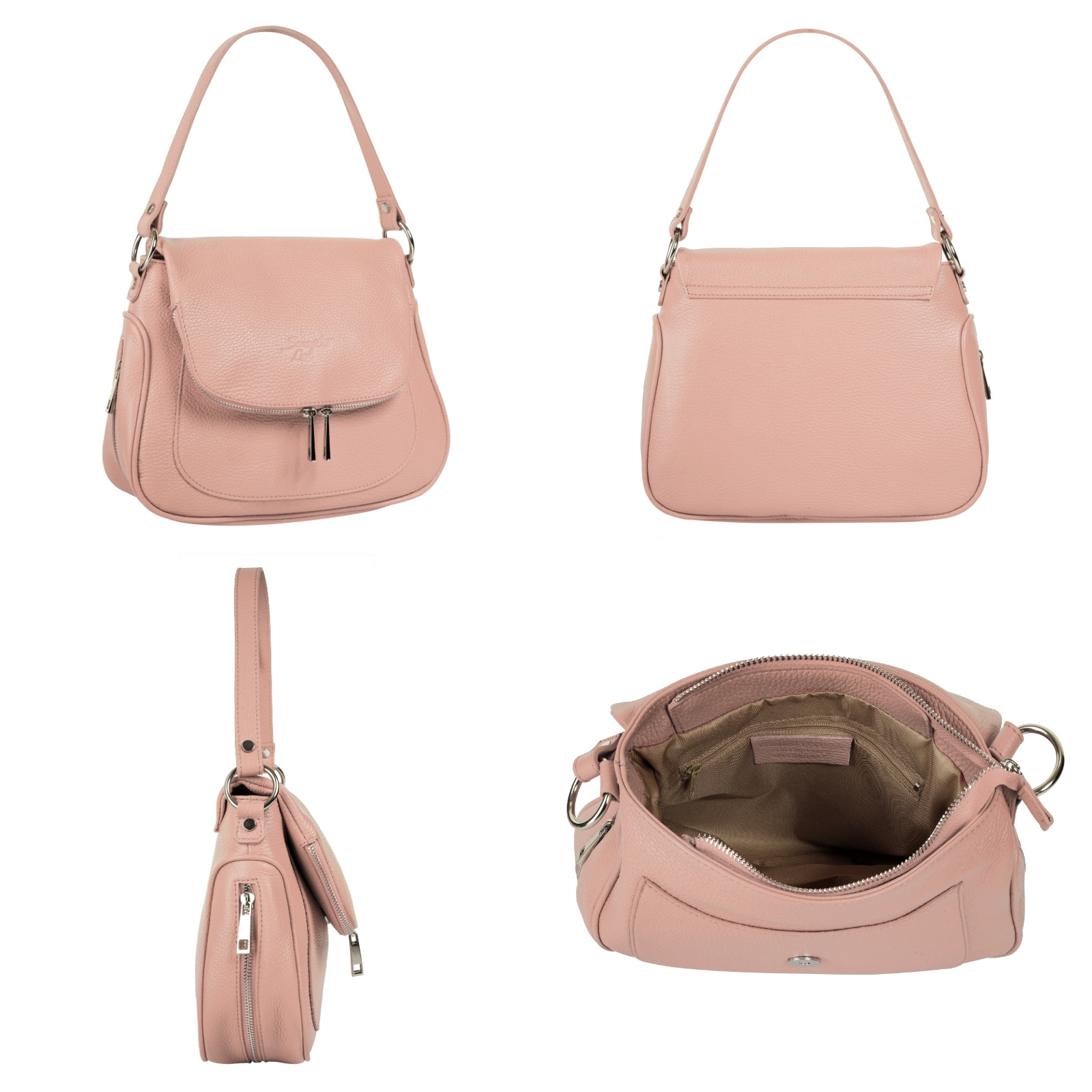 Samantha Look Sac à bandoulière echt Leder, Made in Italy