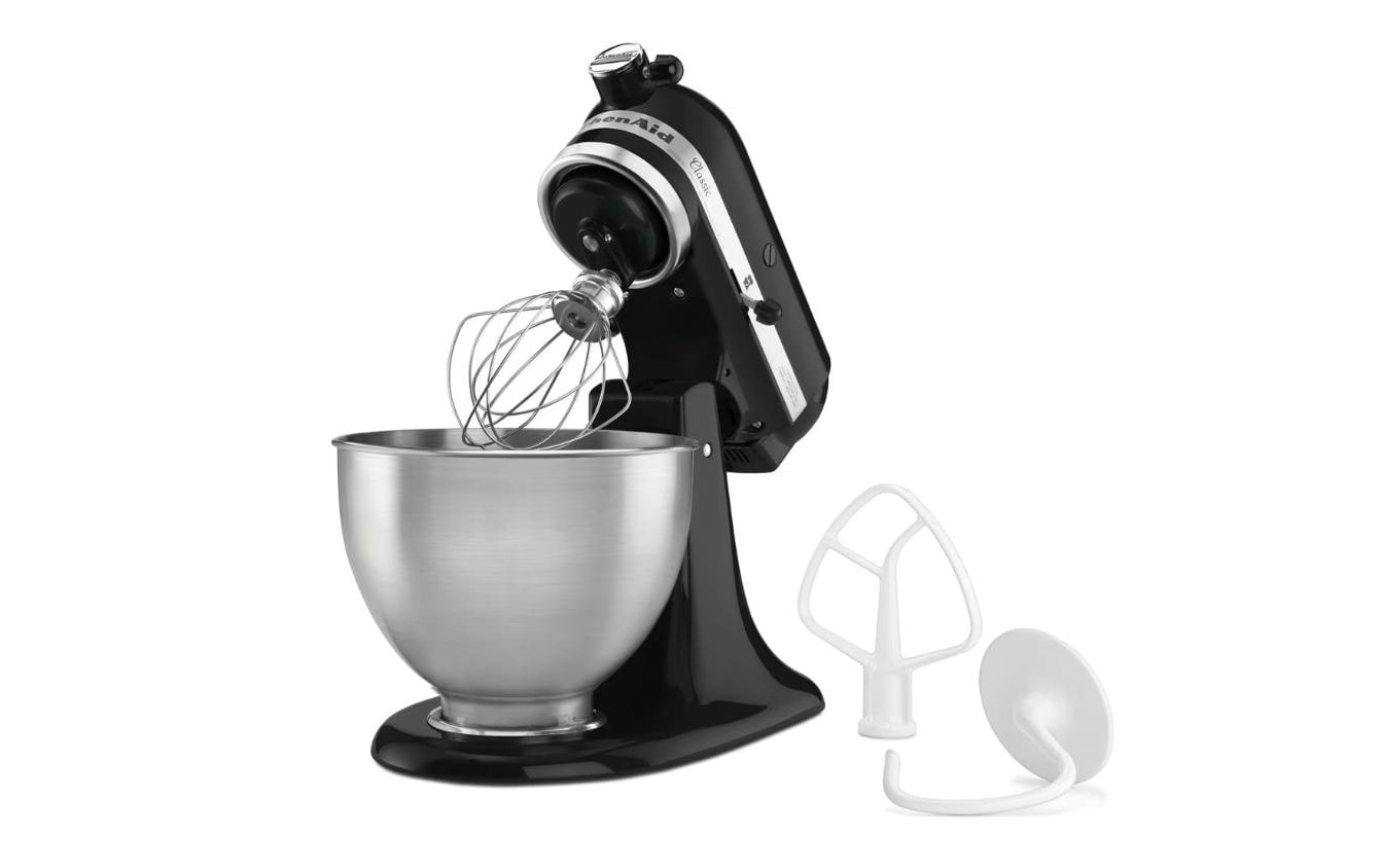 KitchenAid Küchenmaschine »Classic 5K45SSSWH« Küchenmaschine mit kippbarem Motorkopf