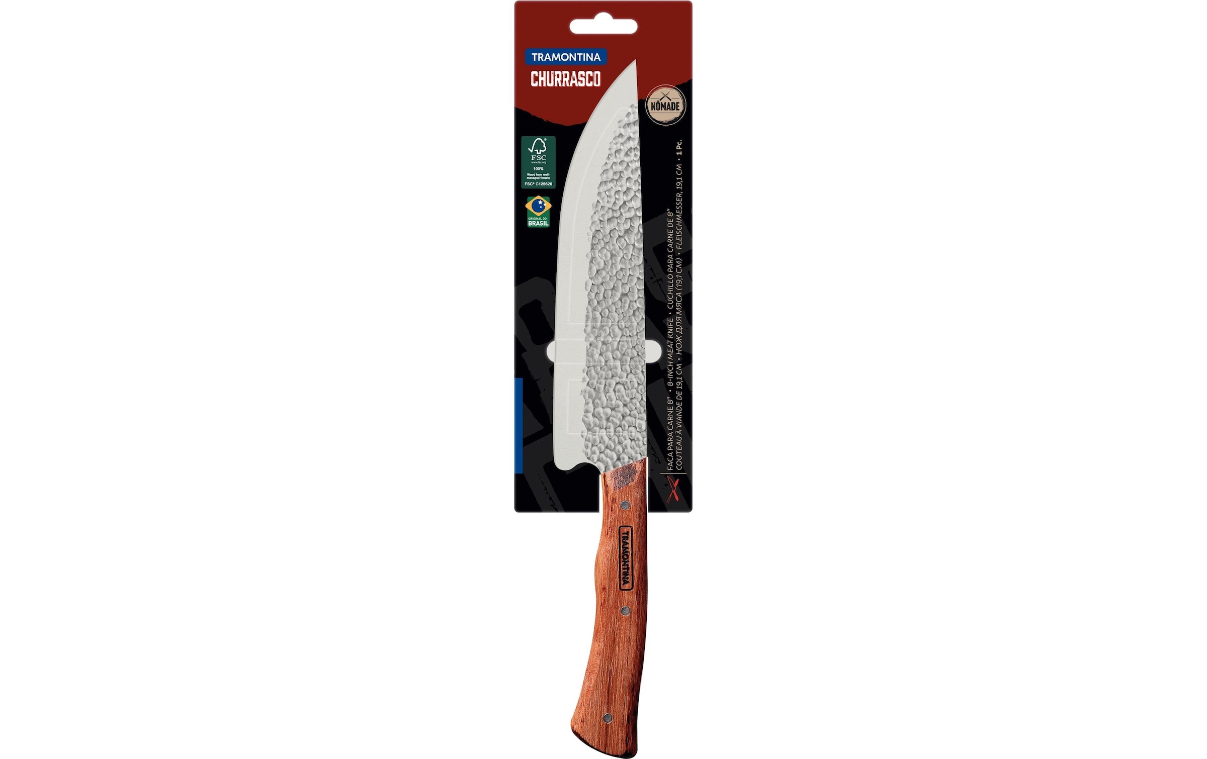 Tramontina Couteau à viande »Tramontina Churrasco Nomade Fleischmesser Silber«