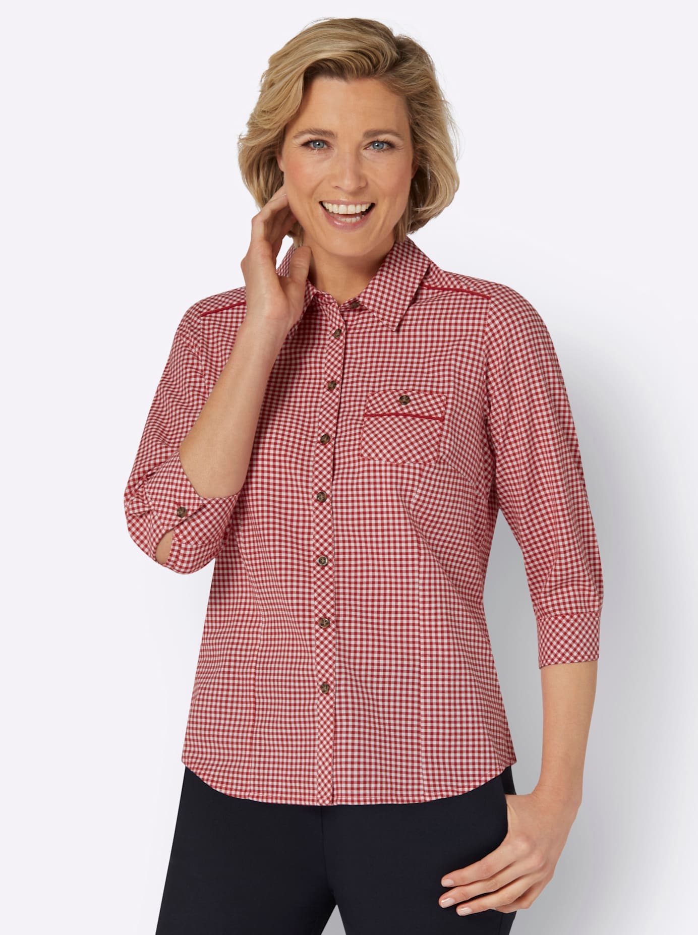 Classic Basics Blouse à carreaux