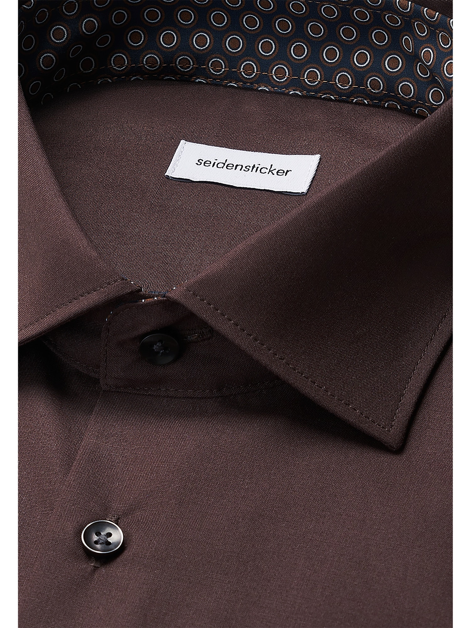 seidensticker Chemise d'affaires »Schwarze Rose« Regular 1/1 Kentkragen Uni