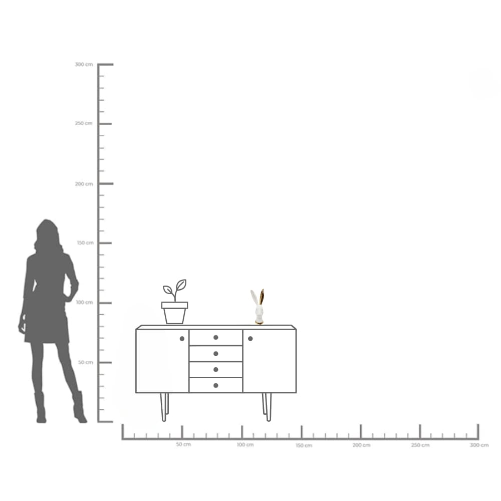 Kare Design Objet décoratif »Deko Objekt Bunny Gold 30cm«