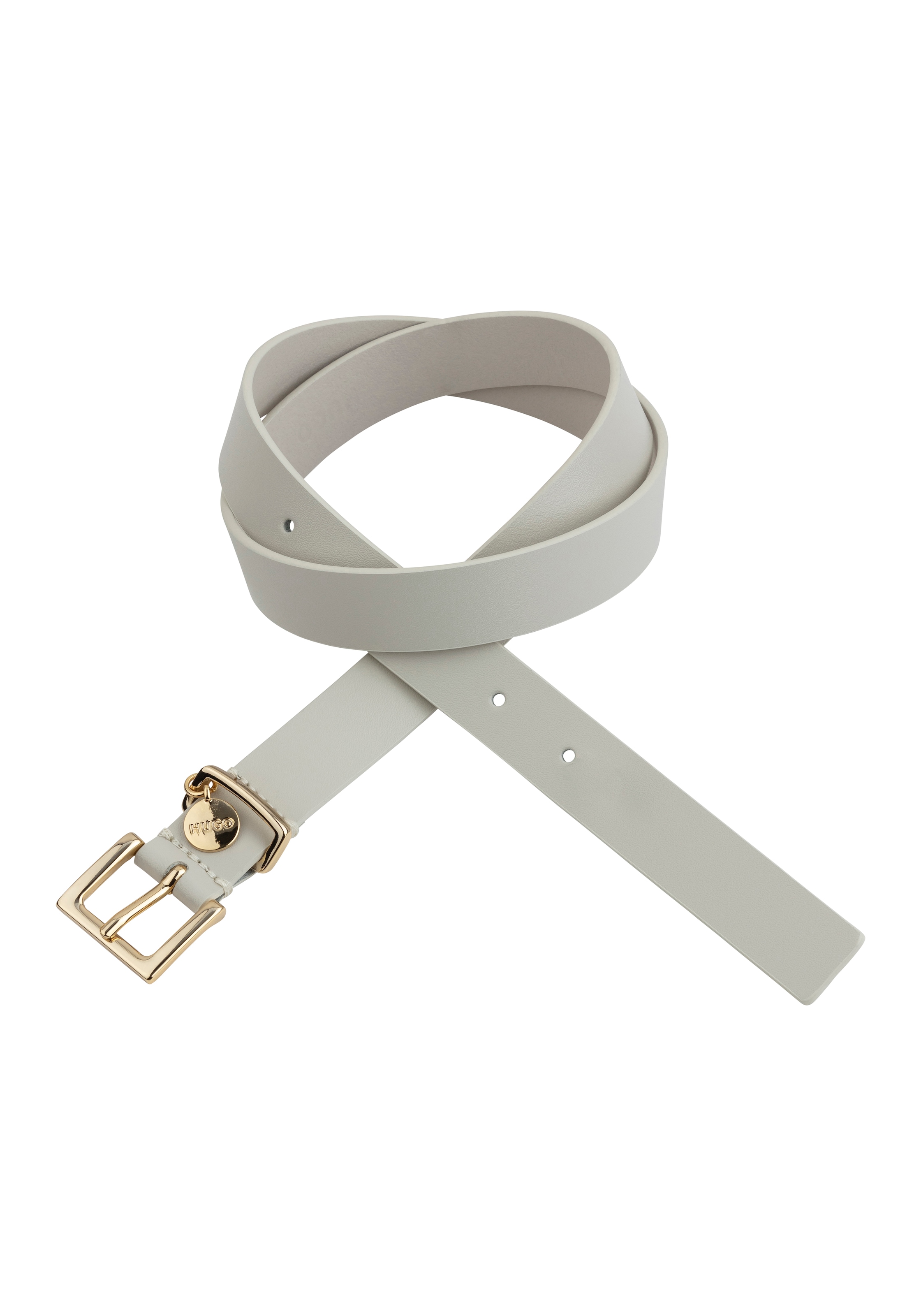 HUGO Ledergürtel »Amelia-G Sz25« Stilvoller Verschluss mit Logo Anhänger