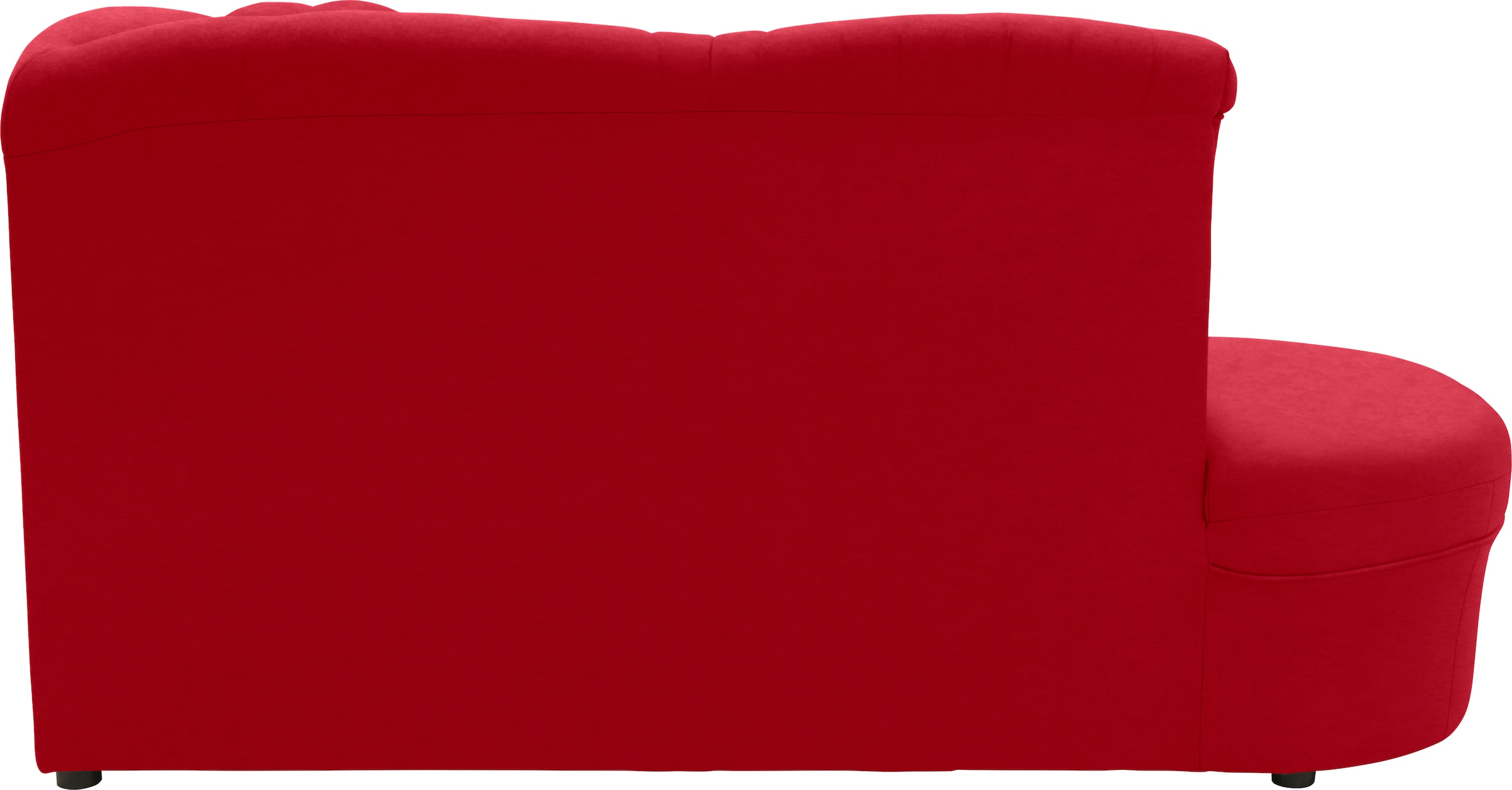 DOMO collection Canapé d'angle »Faenza für kleine Räume, Stellmasse 232x176cm, komfortabel, L-Form« mit Ottomane, zeitlos, elegante Armlehnen, wahlweise mit Bettfunktion