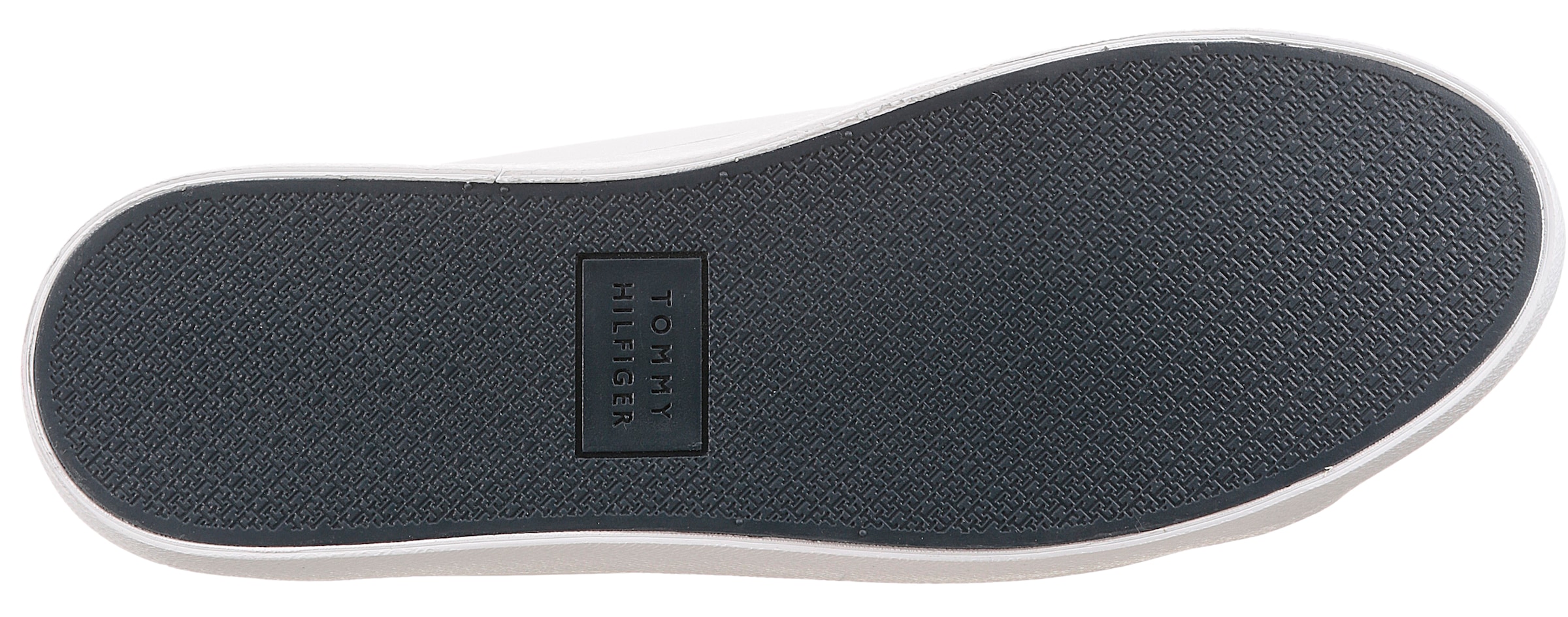 Tommy Hilfiger Sneaker »TH HI VULC CORE LOW LEATHER«  , Freizeitschuh, Halbschuh, Schnürer mit gepolstertem Schaftrand