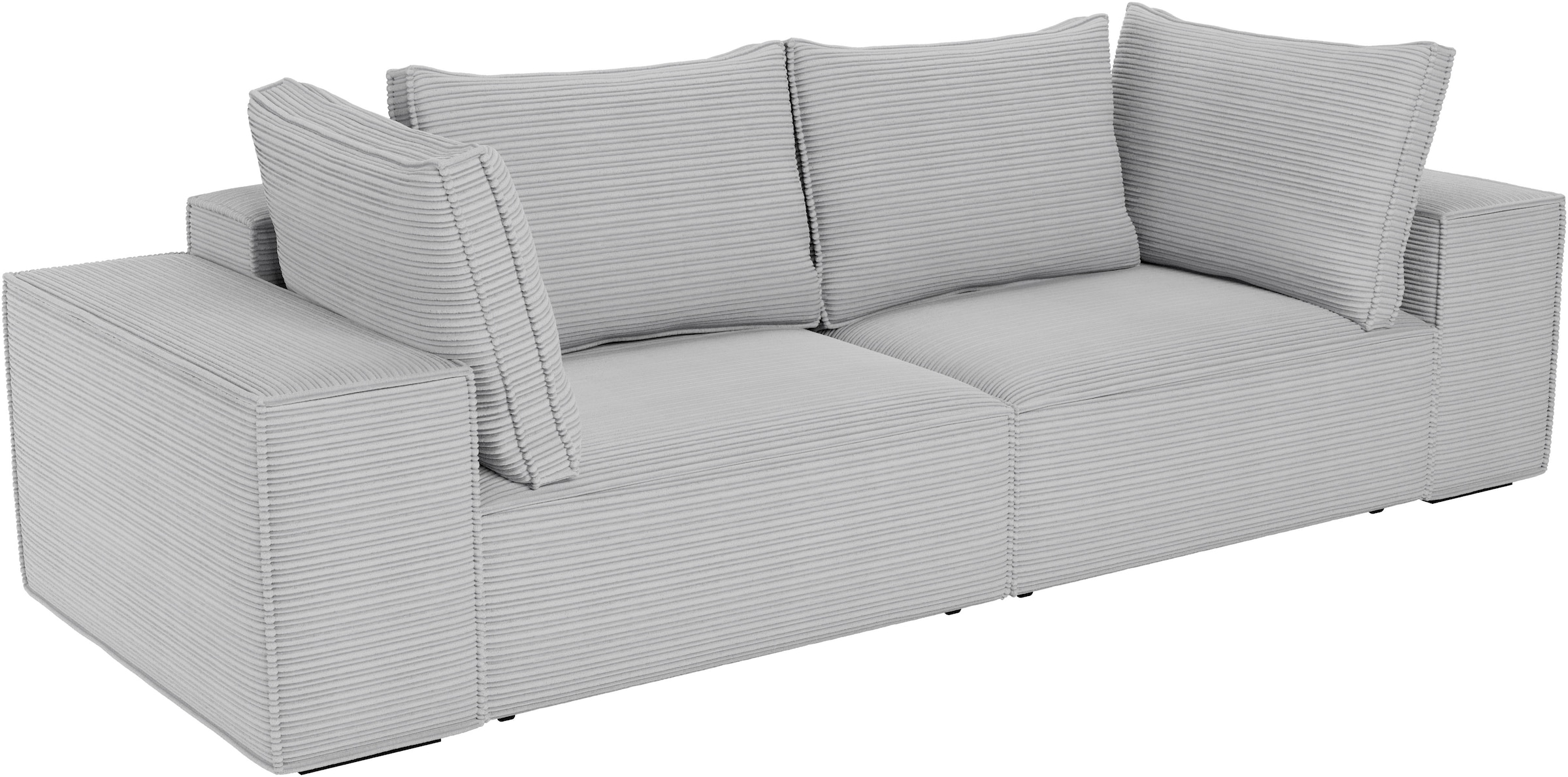 Trends by HG Canapé Big »CONOR« fonction couchage + coffre de lit