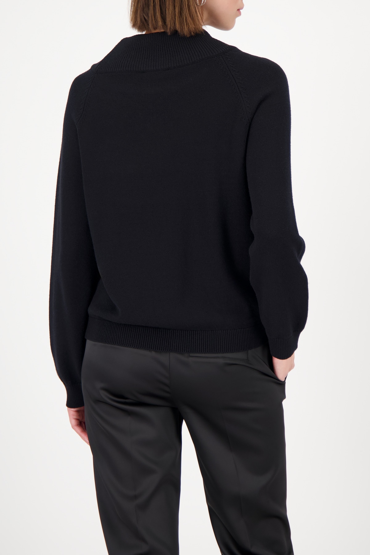 Monari Strickpullover »Pullover Schmucksteine« Regular fit mit Stehkragen