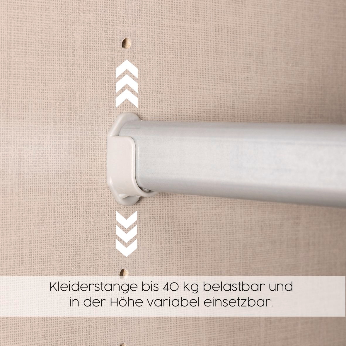 GOODproduct Armoire à portes battantes »Kleiderschrank Schrank Garderobe Wäscheschrank CHALLENGER« Largeurs 181/226 cm, hauteurs 197/210 cm,  poignées métalliques gris métal et tiroirs spacieux MADE IN GERMANY