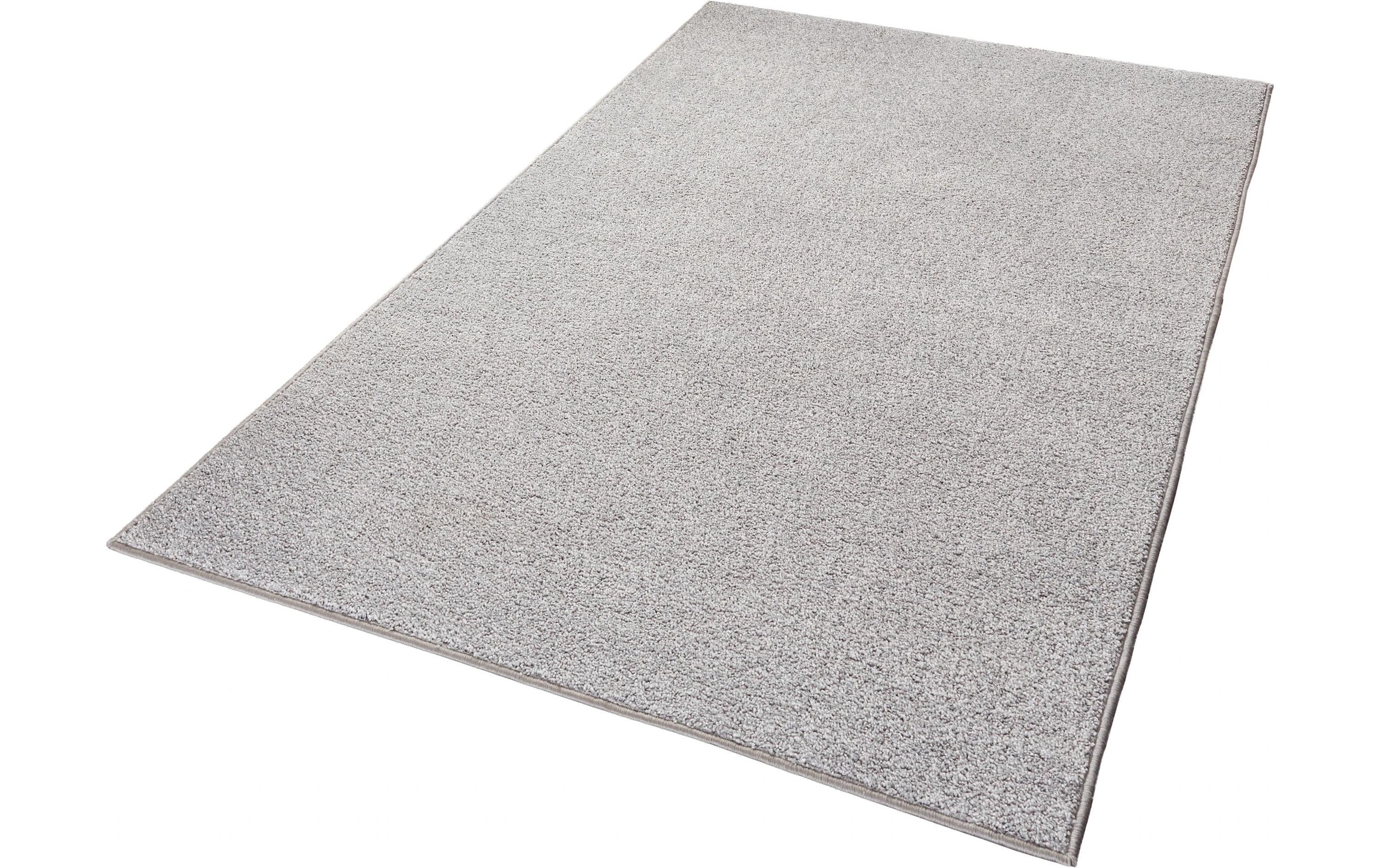 HANSE Home Teppich »Pure 100  Kurzflor« rechteckig 13 mm Höhe Kurzflor, uni, umkettelt, Läufer, Wohnzimmer, Kinderzimmer, Flur