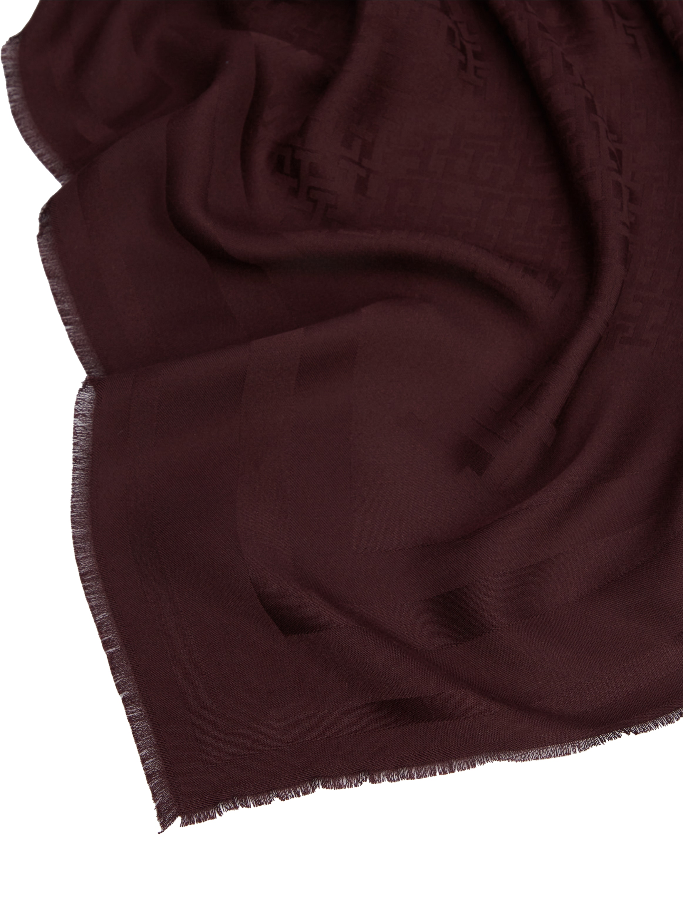 Tommy Hilfiger Foulard de mode »TH MONOGRAM« avec une teneur en laine