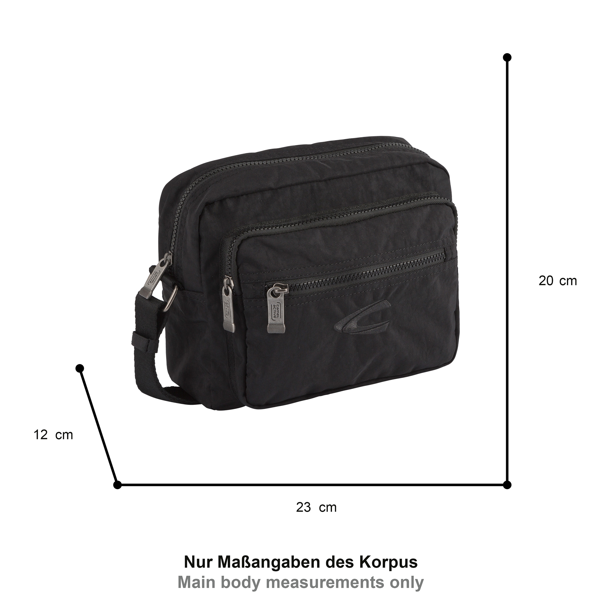 camel active Sac à bandoulière »Journey« aus leichtem robusten Nylon, funktional perfekt für alle Lebenslagen