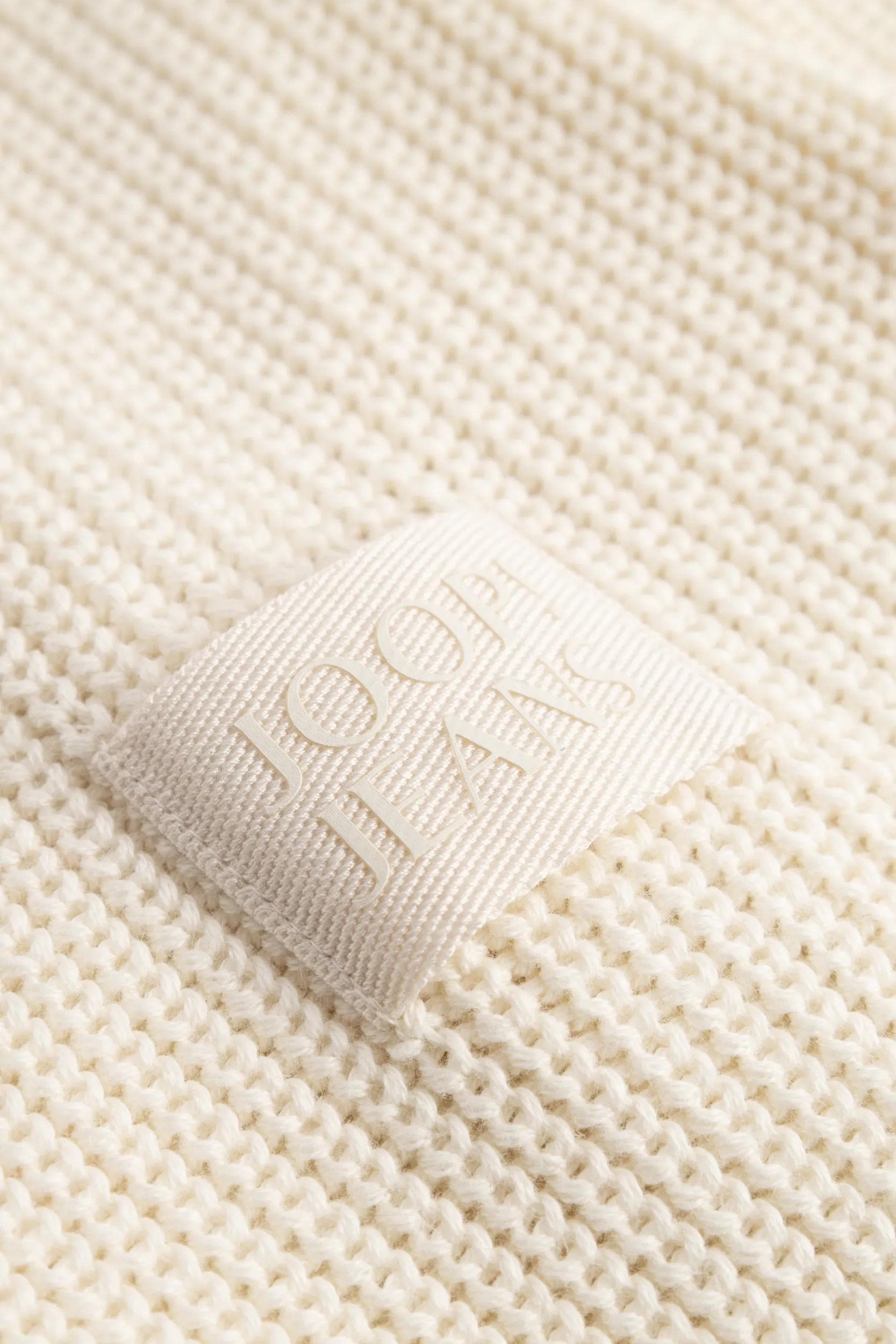 Joop Jeans Pull à col rond »Honaro« en tricot anneaux à perles