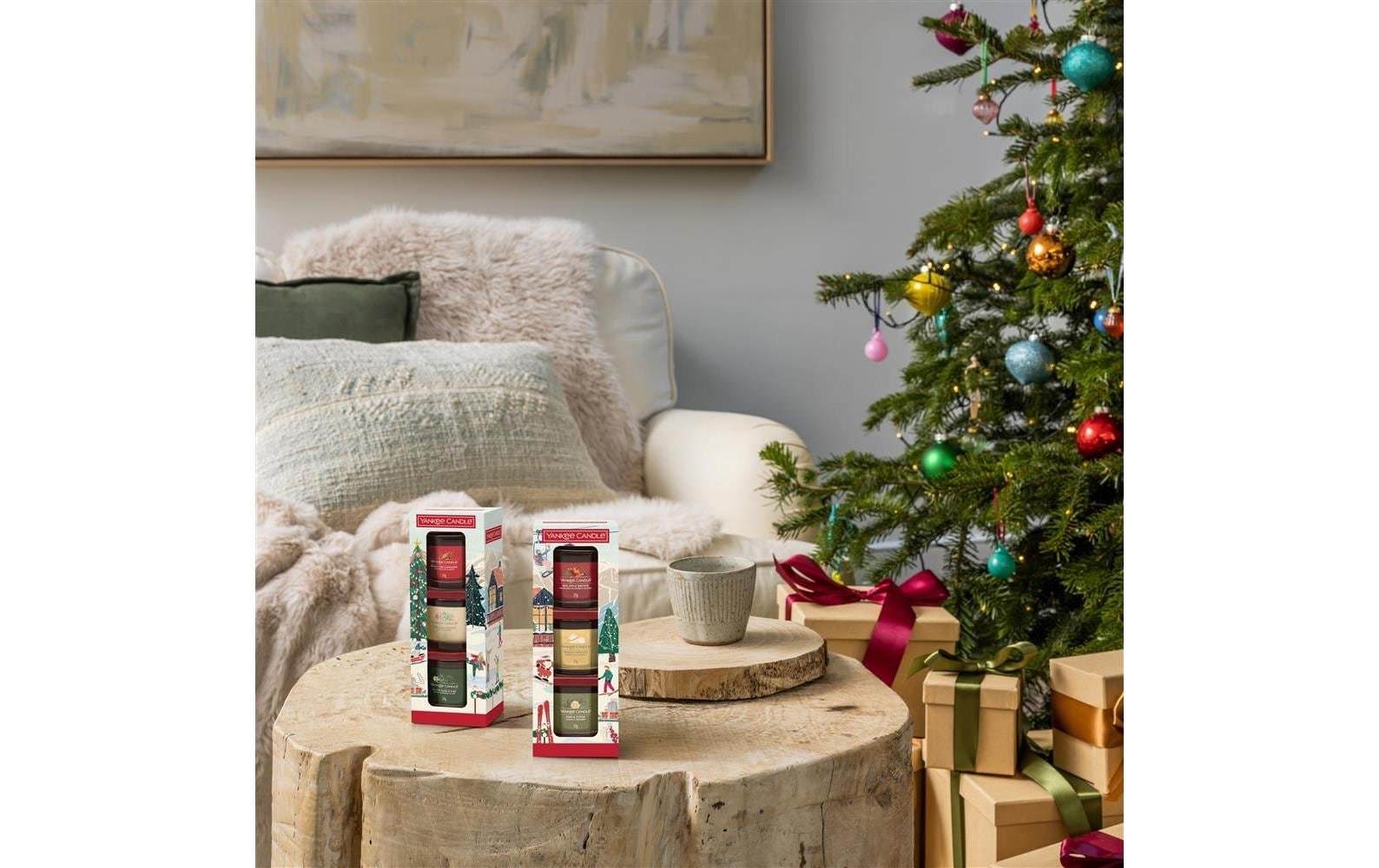 Yankee Candle Duftkerze »Kerzenglas Après Ski 3 x 37 g«