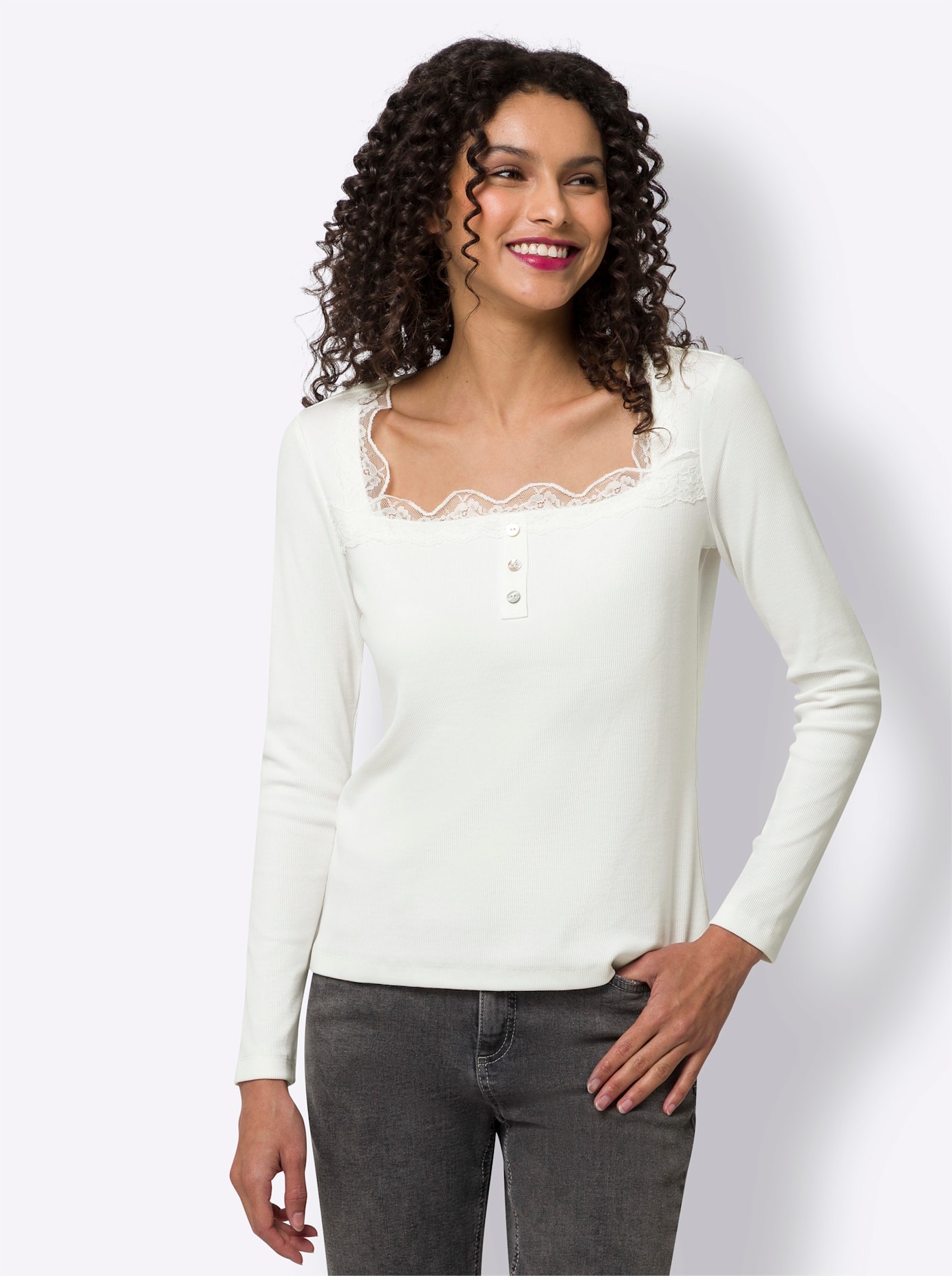 heine Langarmshirt »Shirt« 1 Stk. tlg.