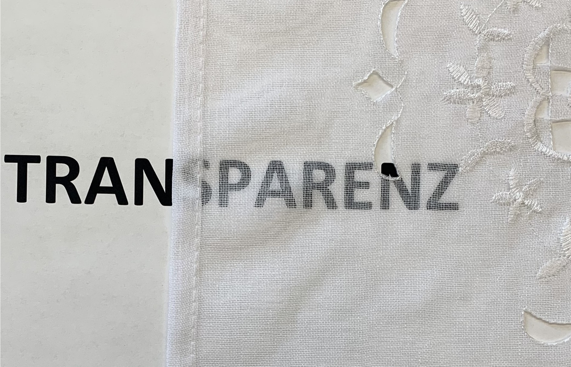 HOME WOHNIDEEN Rideau »ALEGRA« Passage tige 3 cuis tlg. 3 teiliger Fensterbehang bestickt