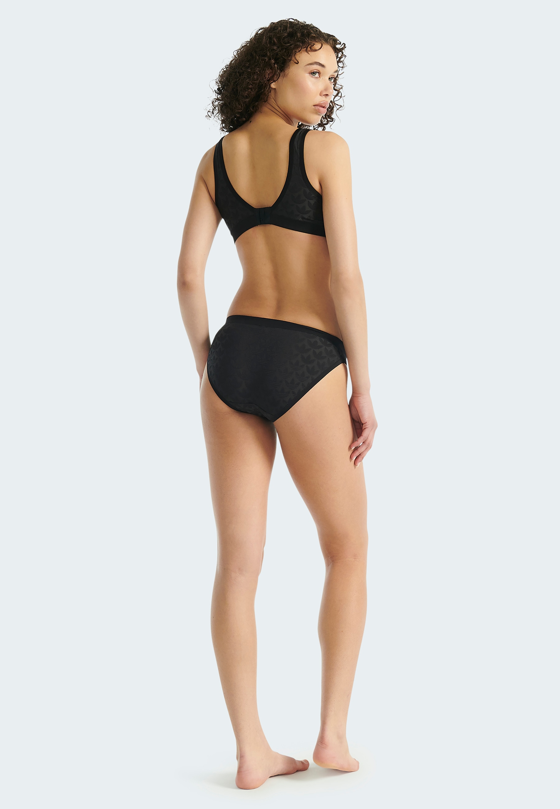 adidas Originals Brassière »Microterrot Monogram« elastischer Bund, Allover-Logo, weich, breite Träger