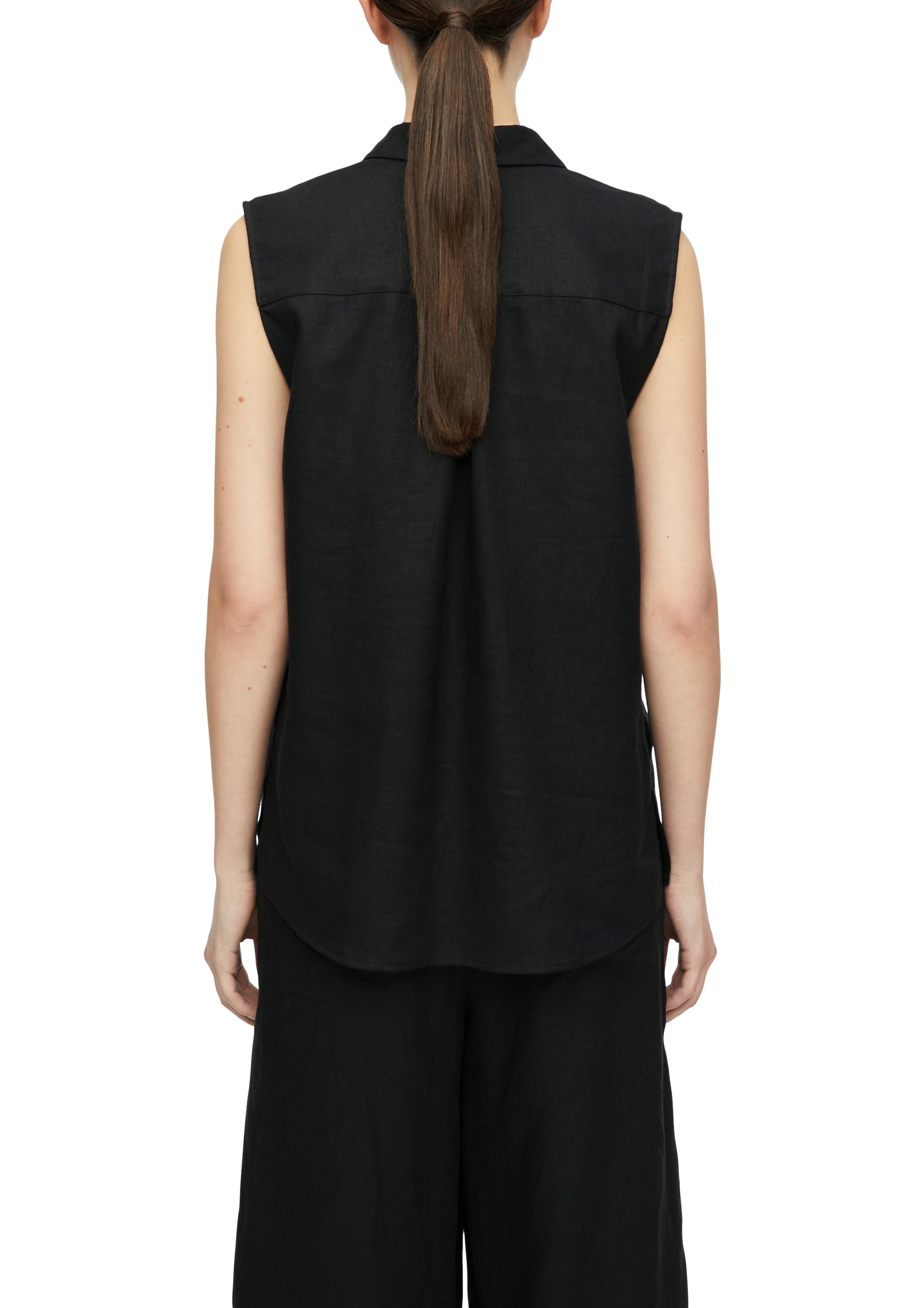 Comma Hemdbluse mit Brust Taschen