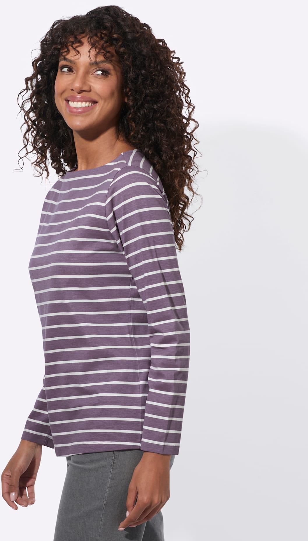 Casual Looks Rundhalsshirt »Ringelshirt« 1