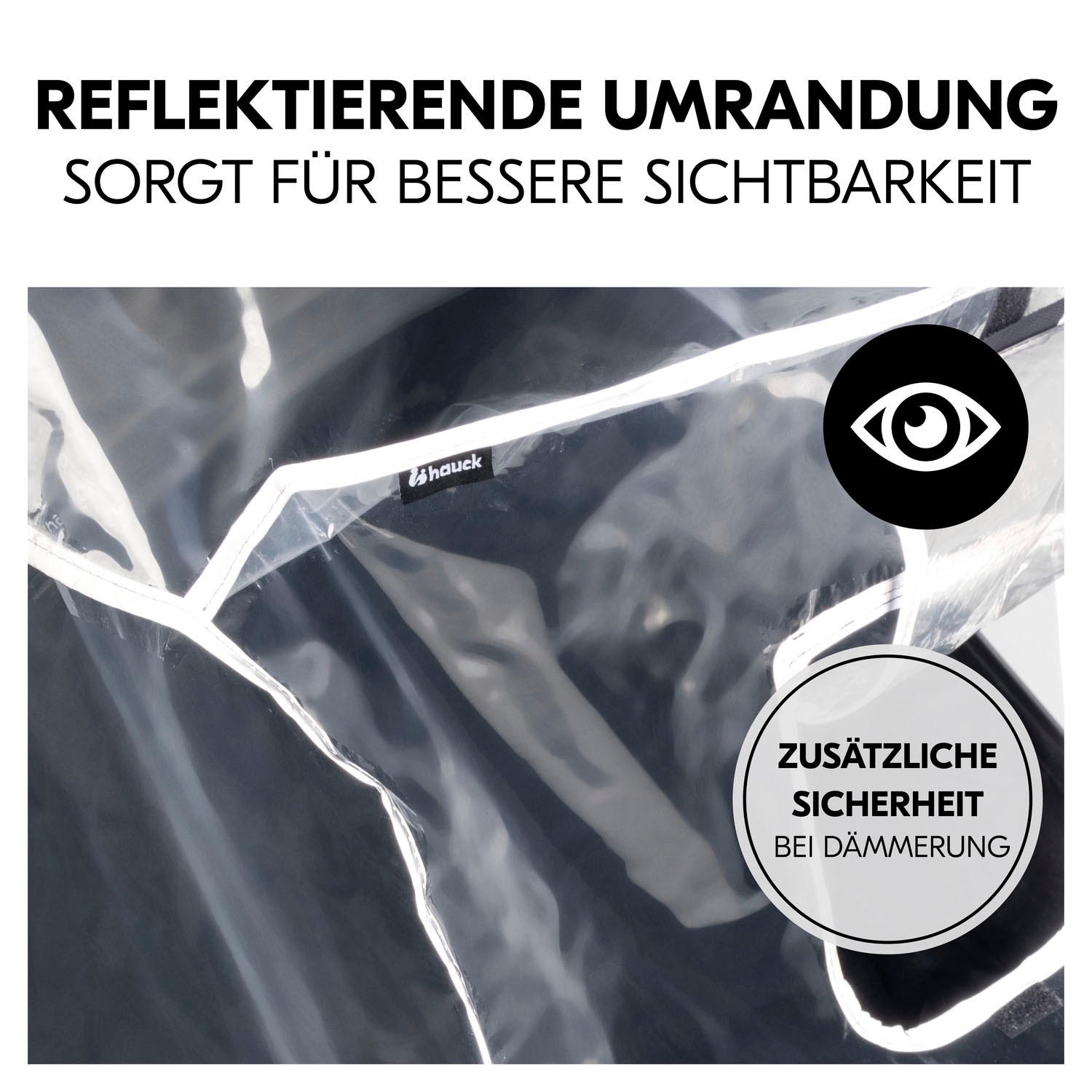 Hauck Kinderwagen-Regenschutzhülle »Pushchair Raincover Duo« für Geschwisterwagen