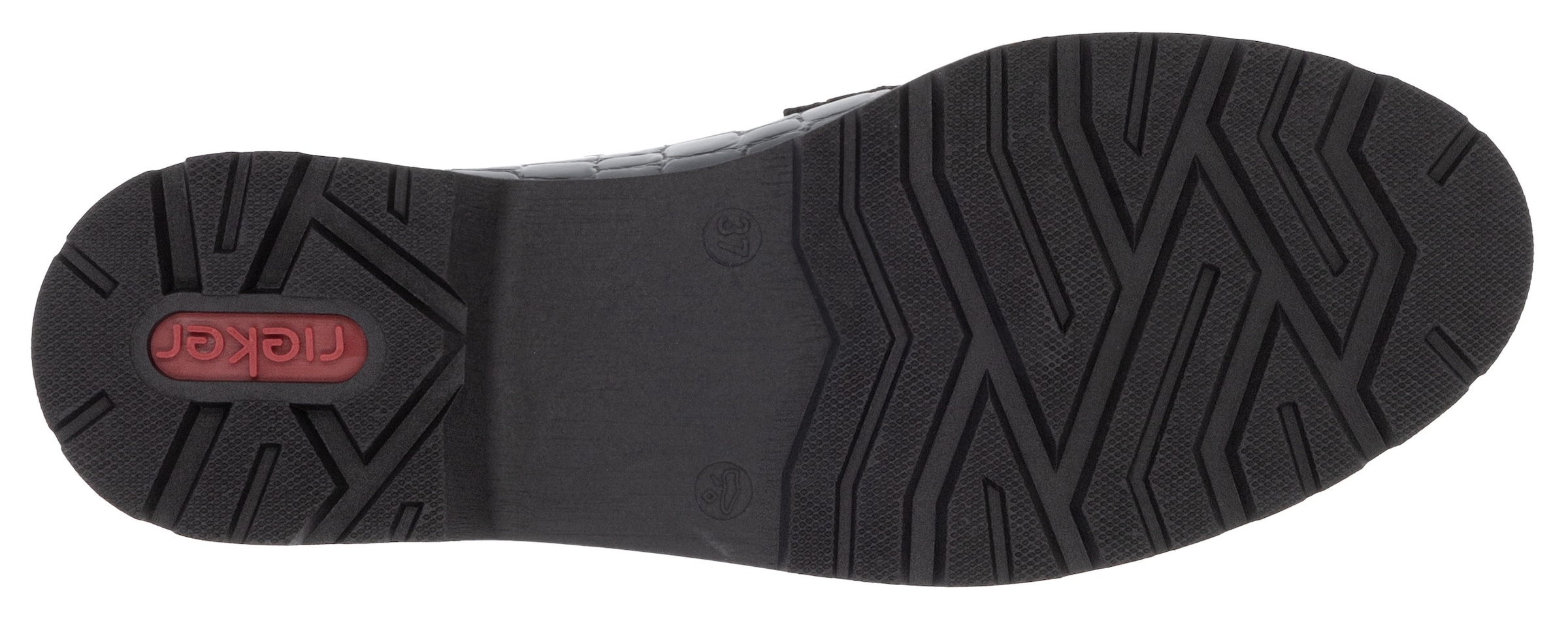 Rieker Loafer  , Slipper, Schlupfschuh, Collegeschuh mit kleinen Gummizügen
