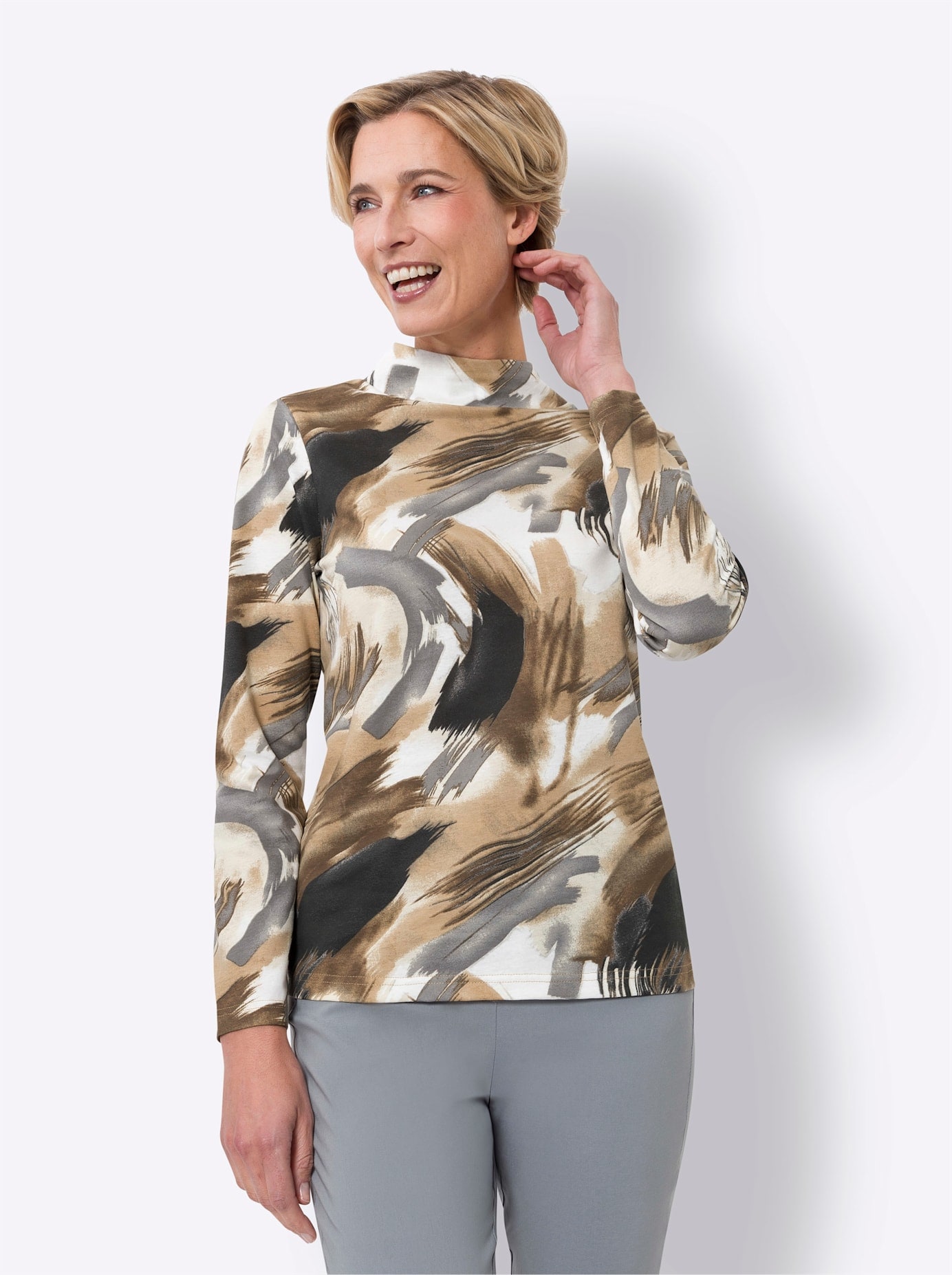 Classic Basics Stehkragenshirt »Stehkragen-Shirt«, 1 Stk.
