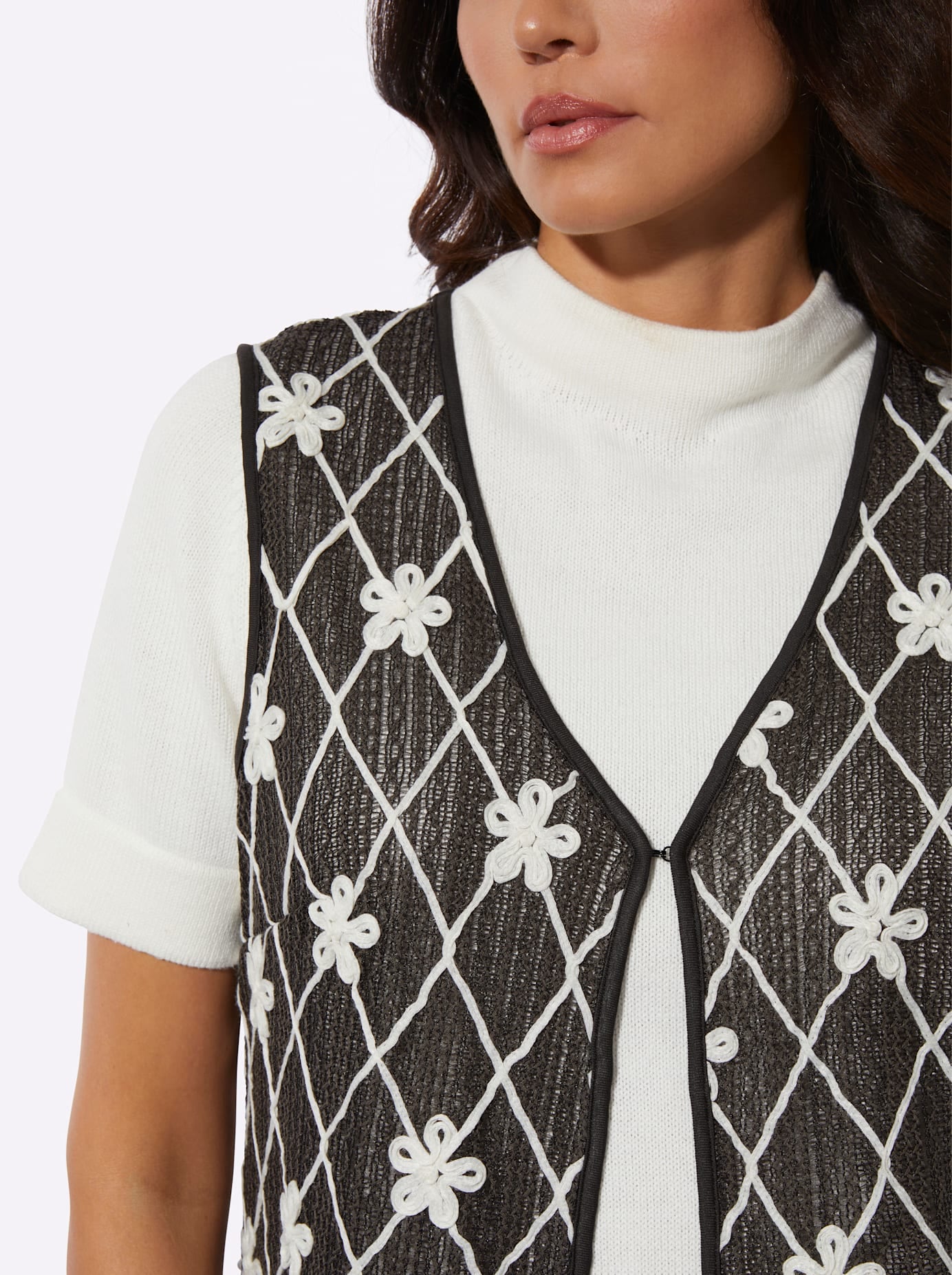 creation L Gilet long