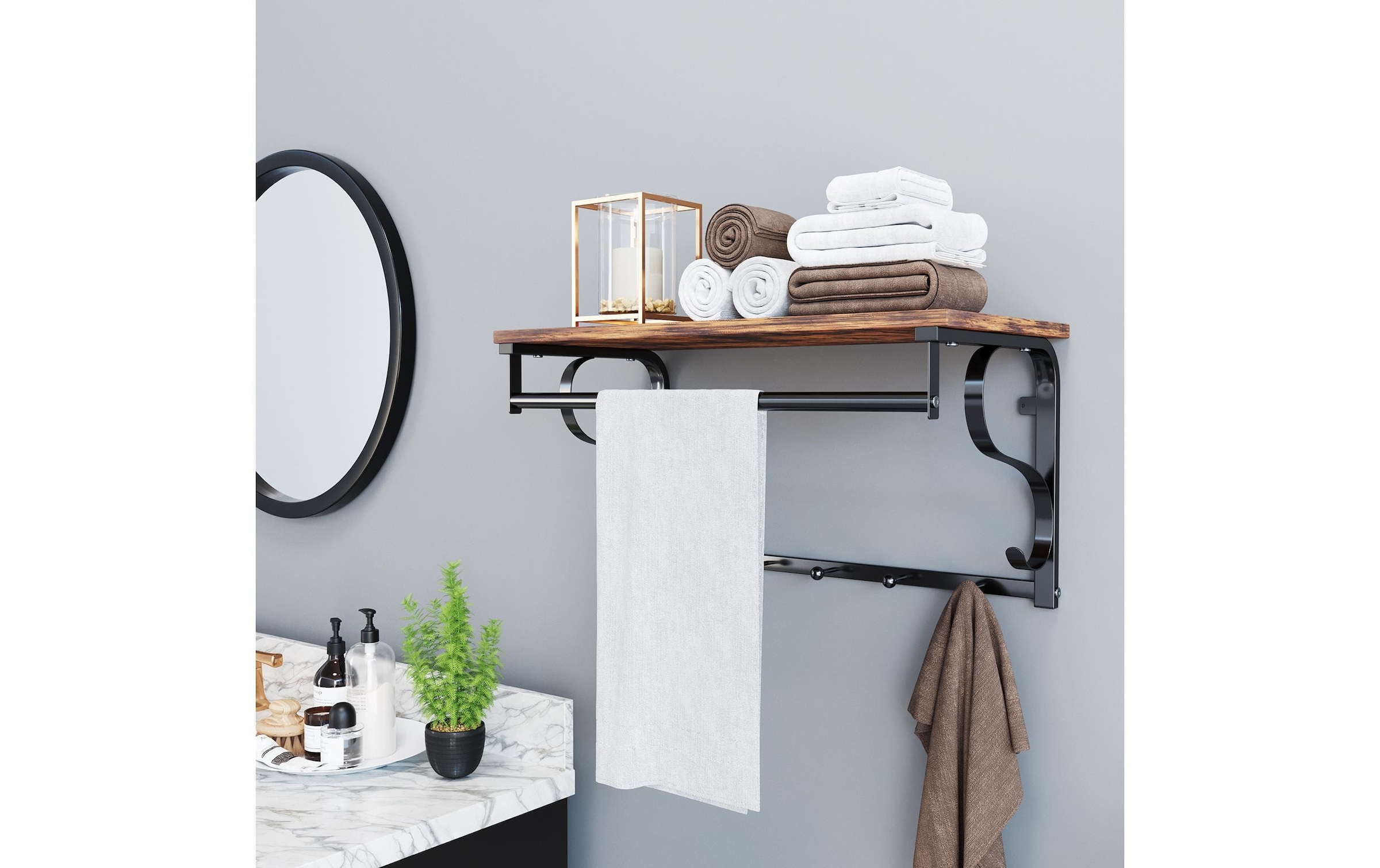 VASAGLE Étagère murale »Industrial Look 6«