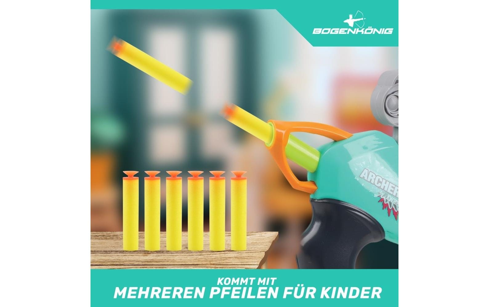   Kit d'arc pour enfants »Bogenkönig 23-teilig«