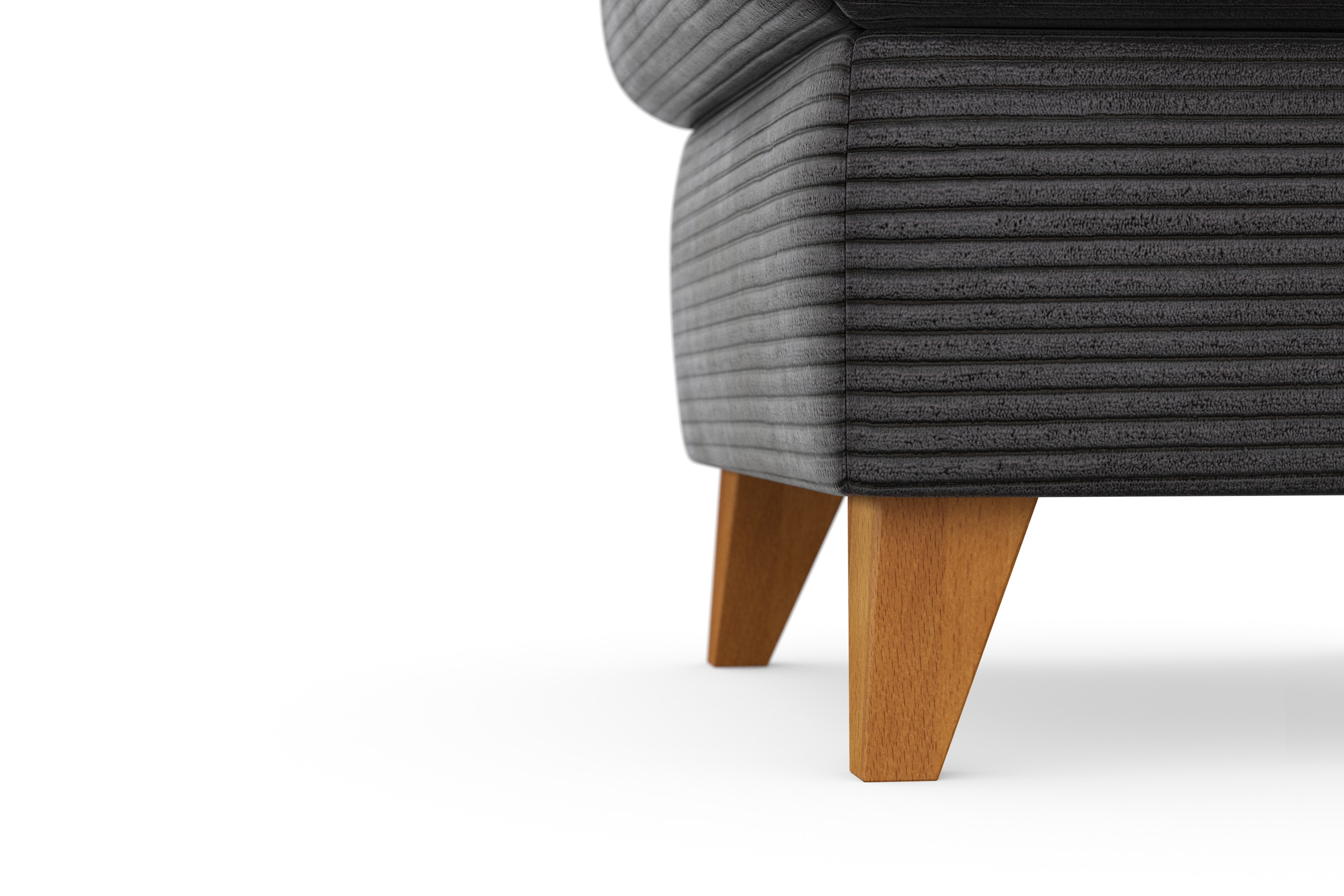 Home affaire Tabouret rembourré »Trelleborg« mit Cord-Bezug, mit Staufach, inkl. Federkern-Polsterung