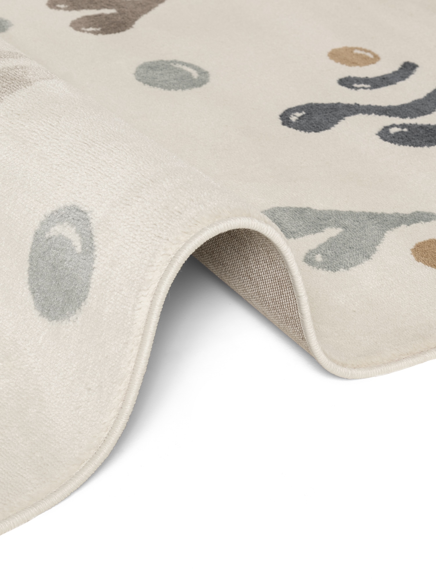 HANSE Home Tapis pour enfants »Moby« Rond 10 mm Höhe Pflegeleicht, Weich, Kinderzimmer, Spielteppich, Spielunterlage