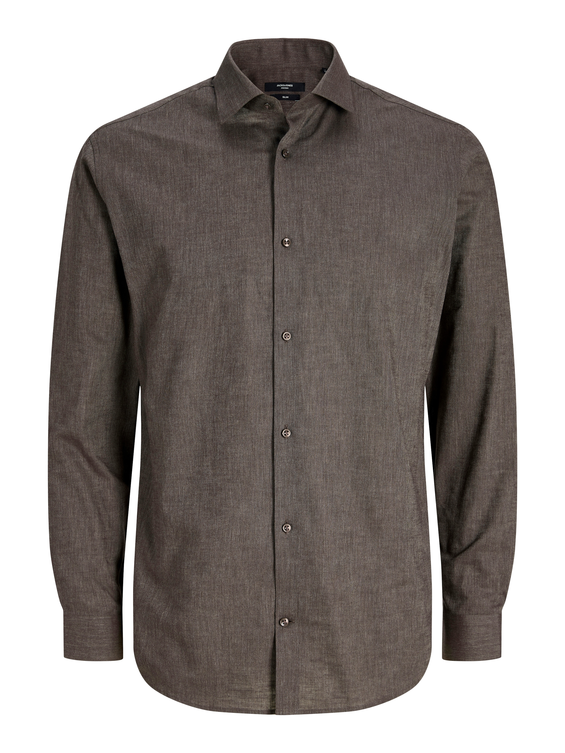 Jack & Jones Langarmhemd »JPRBLAPARKER HEATHER L/S SHIRT STYD« Baumwolle, slim fit