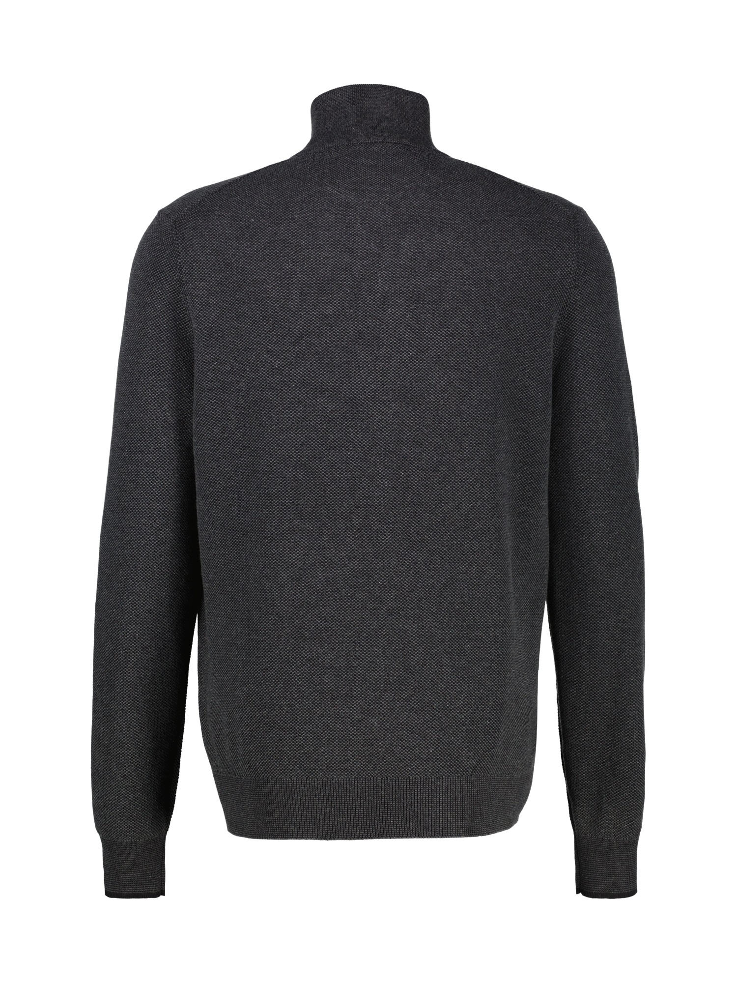 LERROS Sweatshirt »Troyer in Strukturqualität«, Herrensweatshirt aus 100% Baumwolle & Troyer-Kragen mit Reissverschluss
