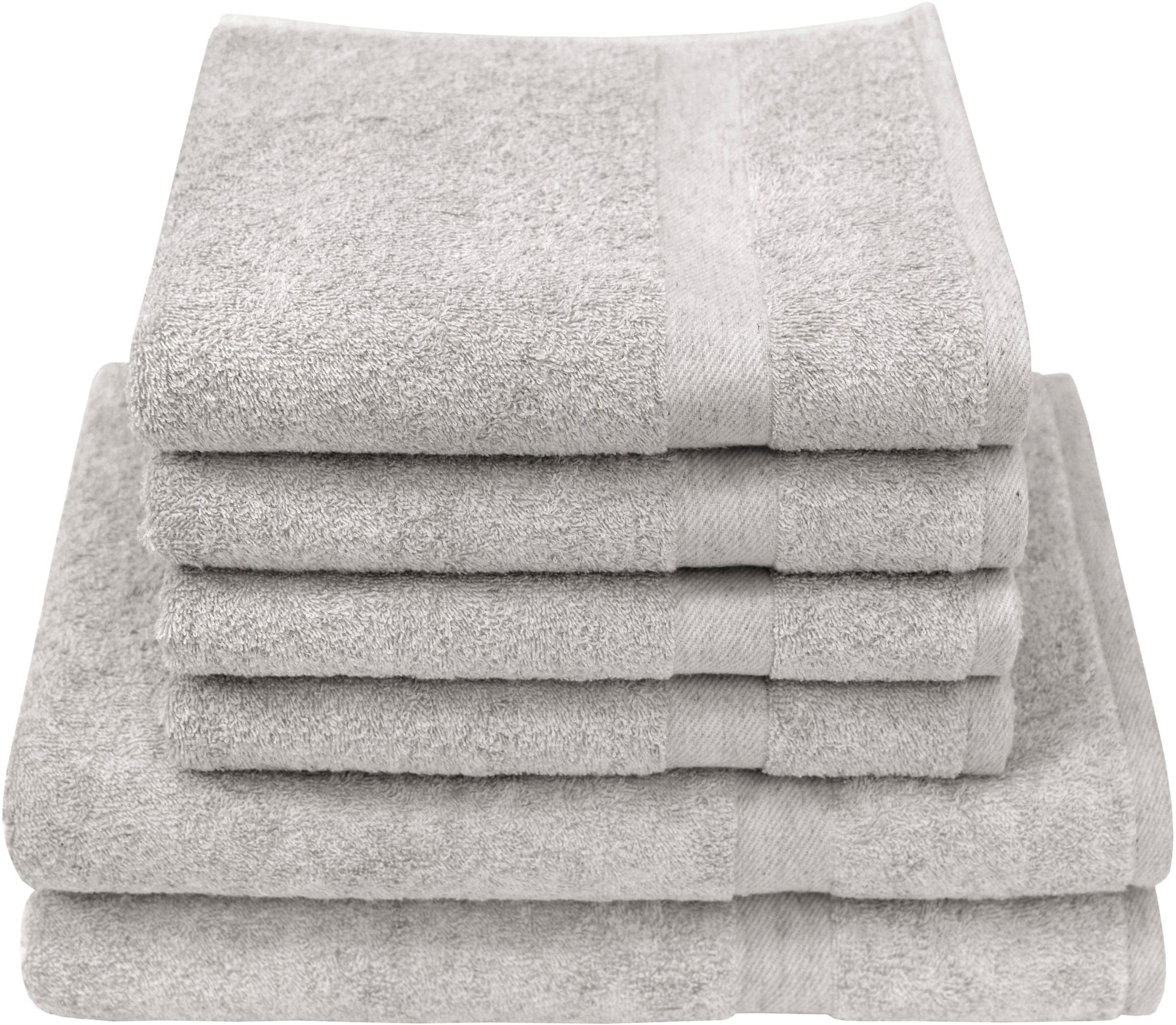 Dyckhoff Set de serviettes »Deep Harmony Comfort« Set 6 cuis Frottee 15% Hanf;4 Handtücher (50x100cm), 2 Duschtuch (70x140cm)