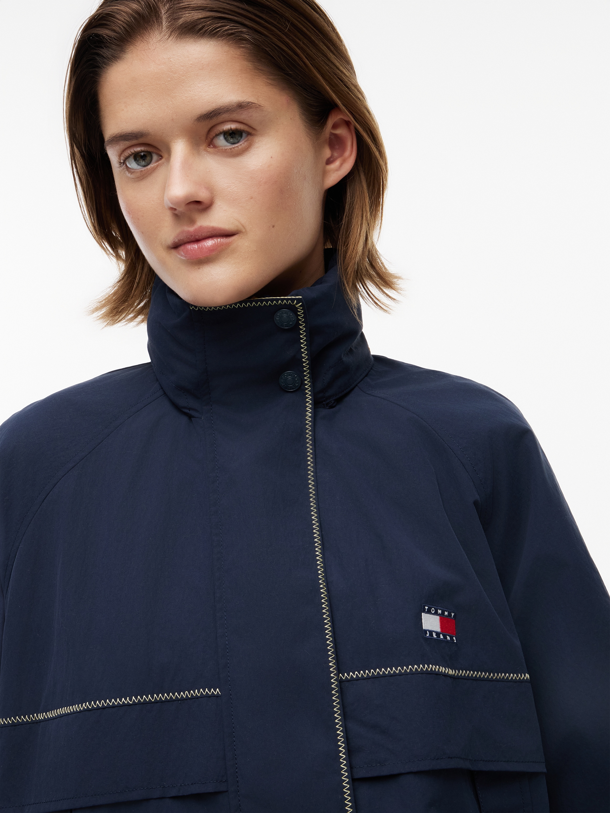 Tommy Jeans Coupe-vent »TJW COLORBLOCK WINDBREAKER« Fibre synthétique, bords élastiques, fermeture éclair dissimulée