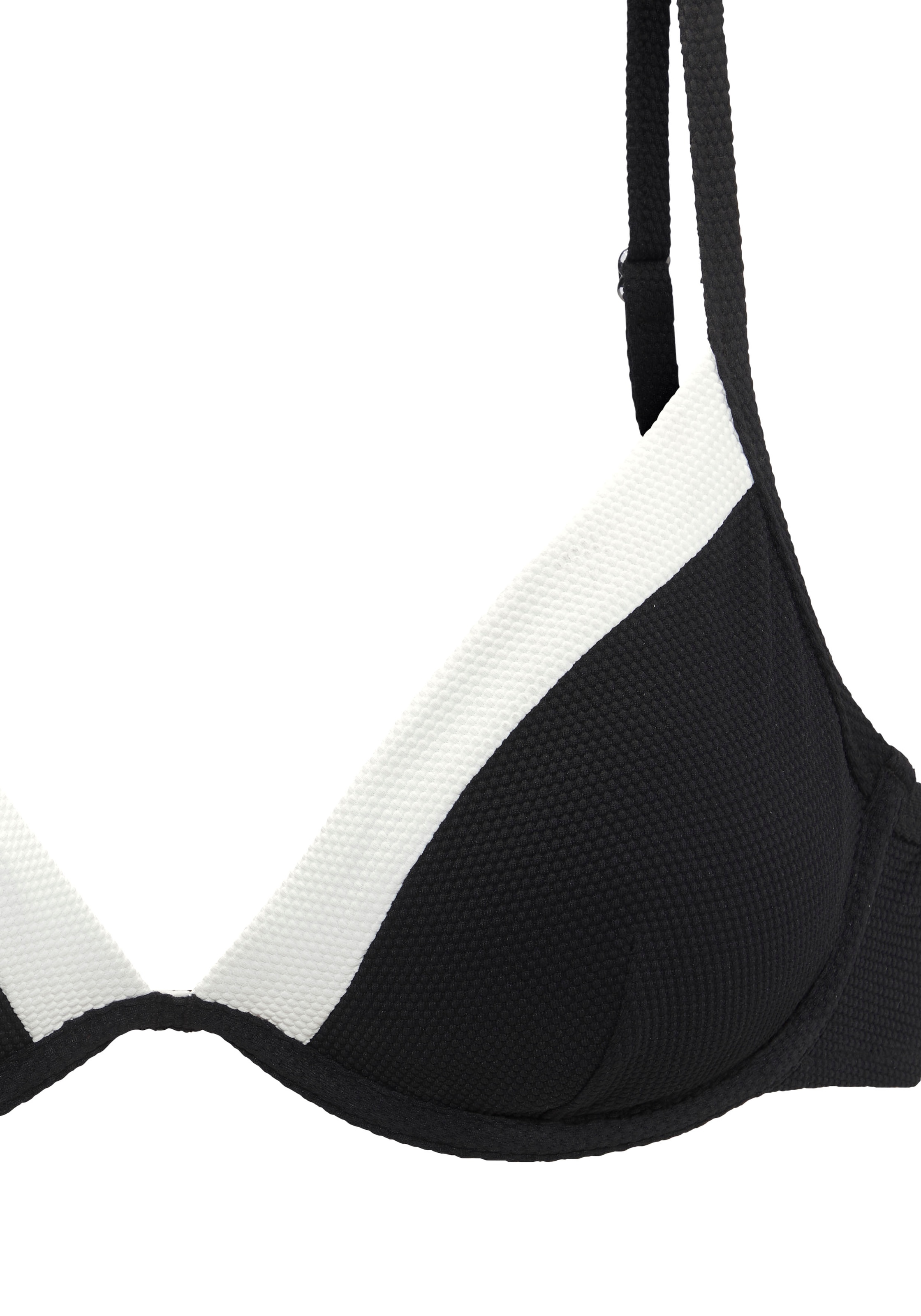 LASCANA Haut de bikini à armatures »Chic« aus eleganter Strukturware