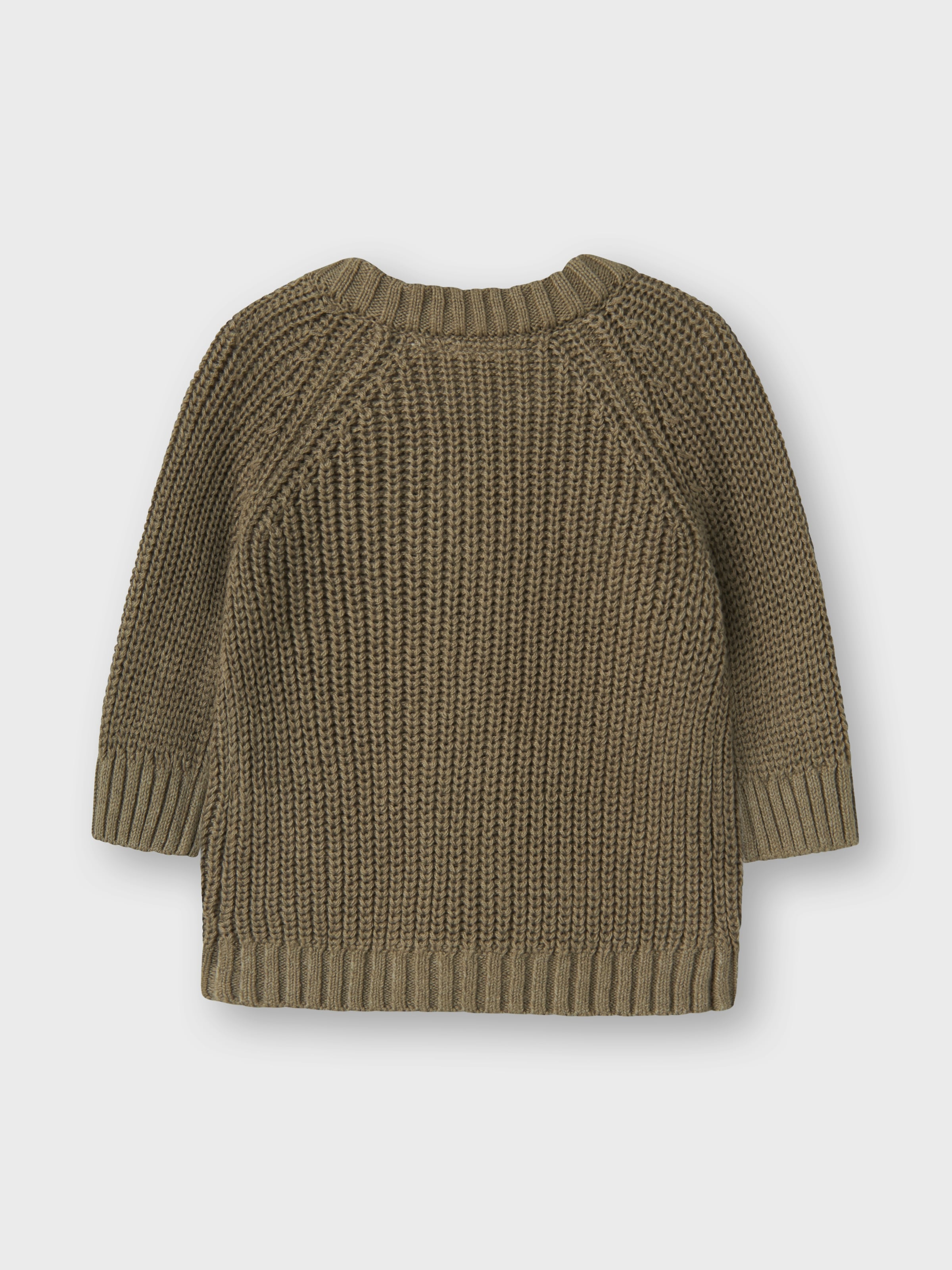 Lil' Atelier Veste en tricot »NBNEMLEN LS KNIT CARD LIL NOOS« coton doux, tricot côtelé