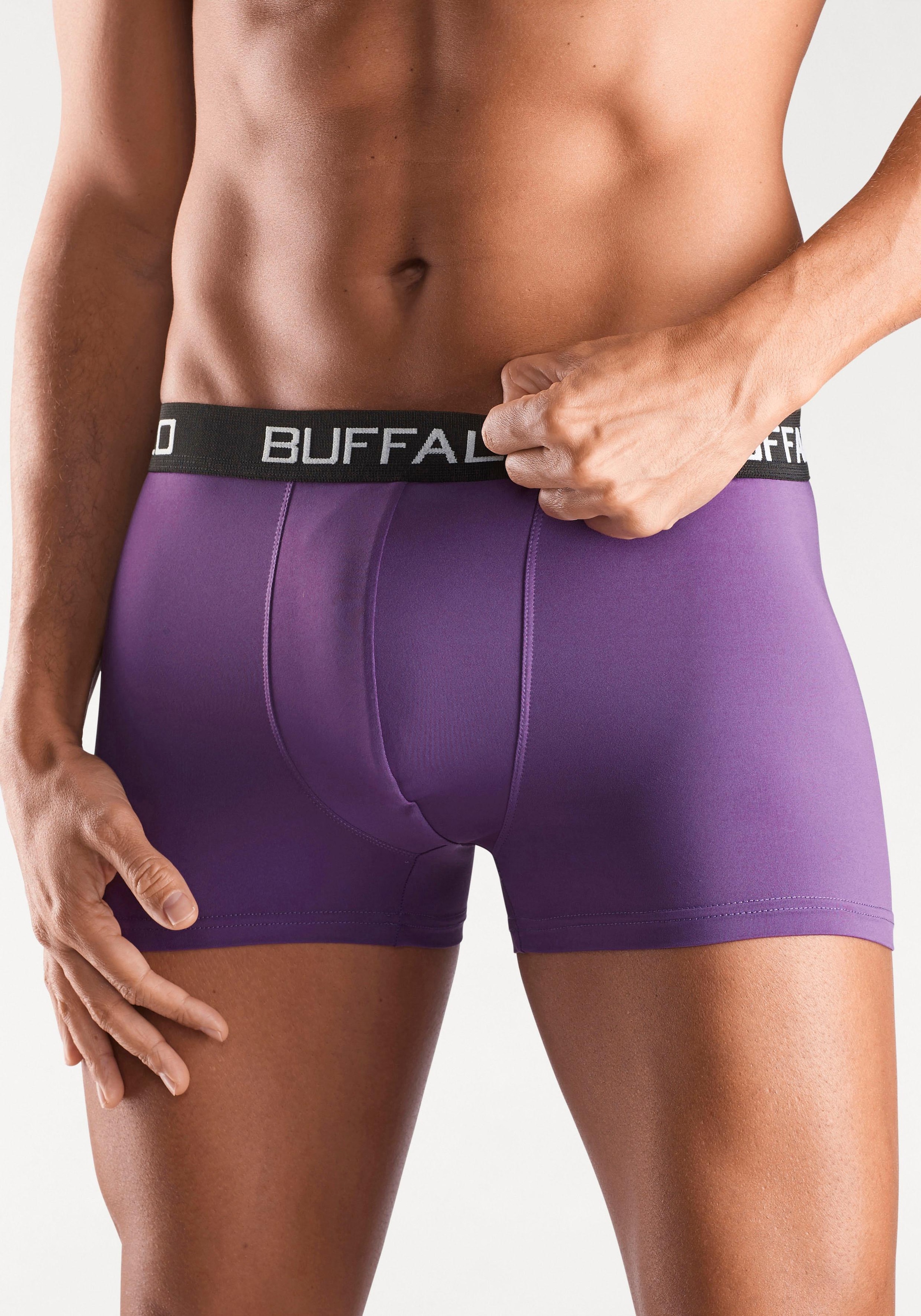 Buffalo Boxer »Boxershorts für Herren« Packung, 4 Stk. aus Baumwoll-Mix