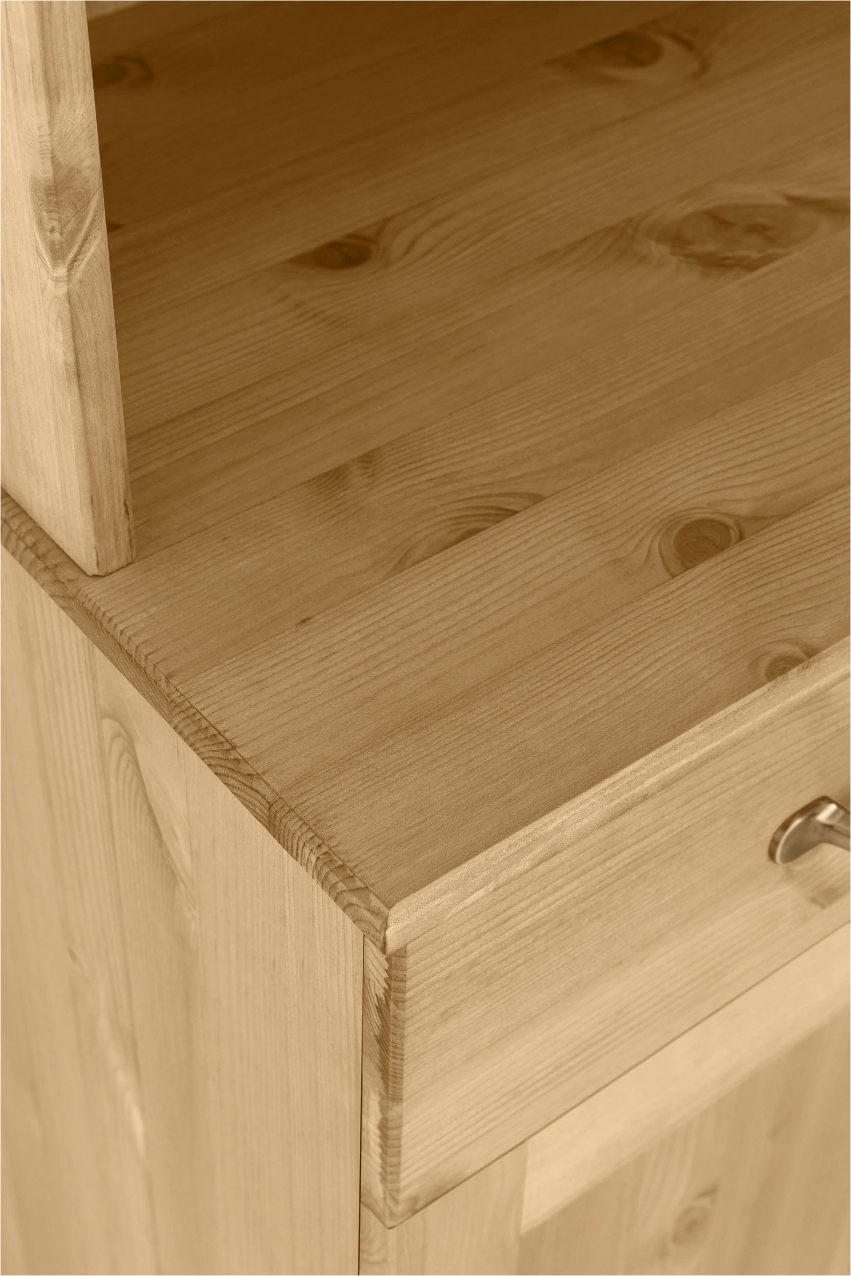 Home affaire Buffet de cuisine »Alby« Largeur 125 cm, 2 portes vitrées, 2 tiroirs